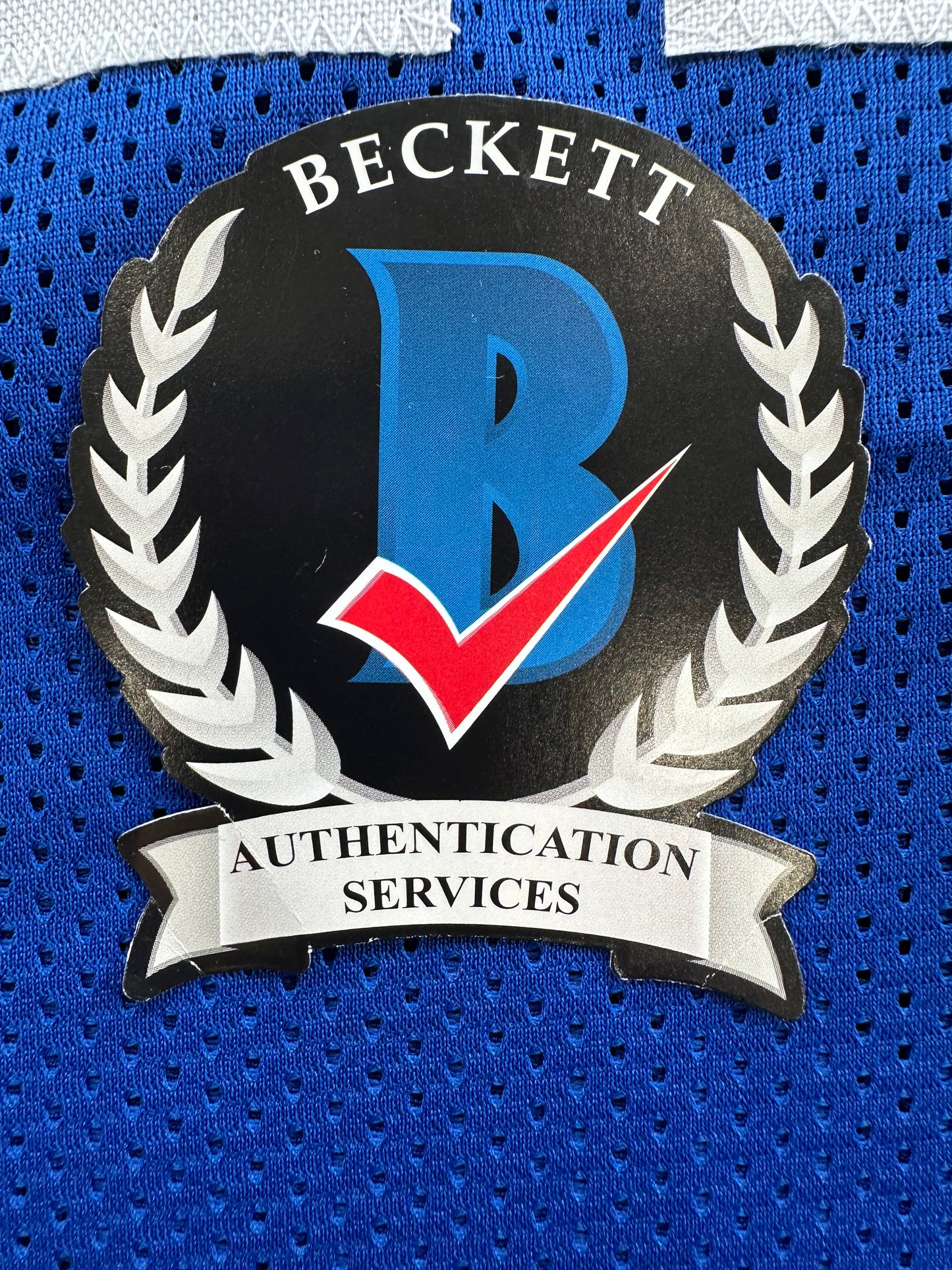 CLIFF HARRIS DALLAS COWBOYS SIGNED Large BLUE JERSEY BAS COA