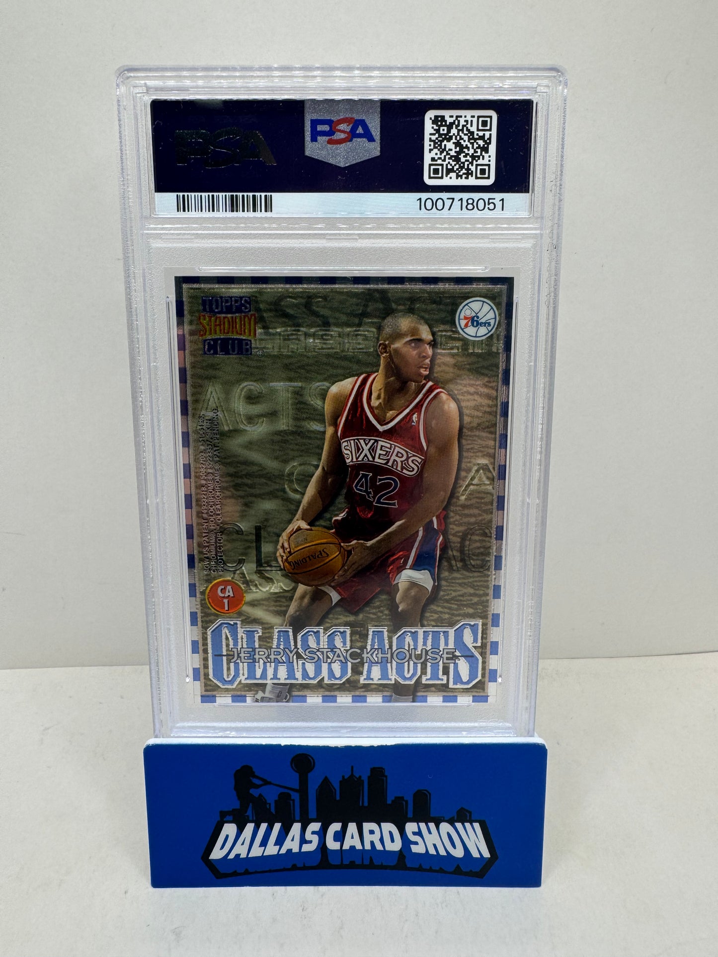 1996 Stadium Club Jordan/Stackhouse Class Acts PSA 9