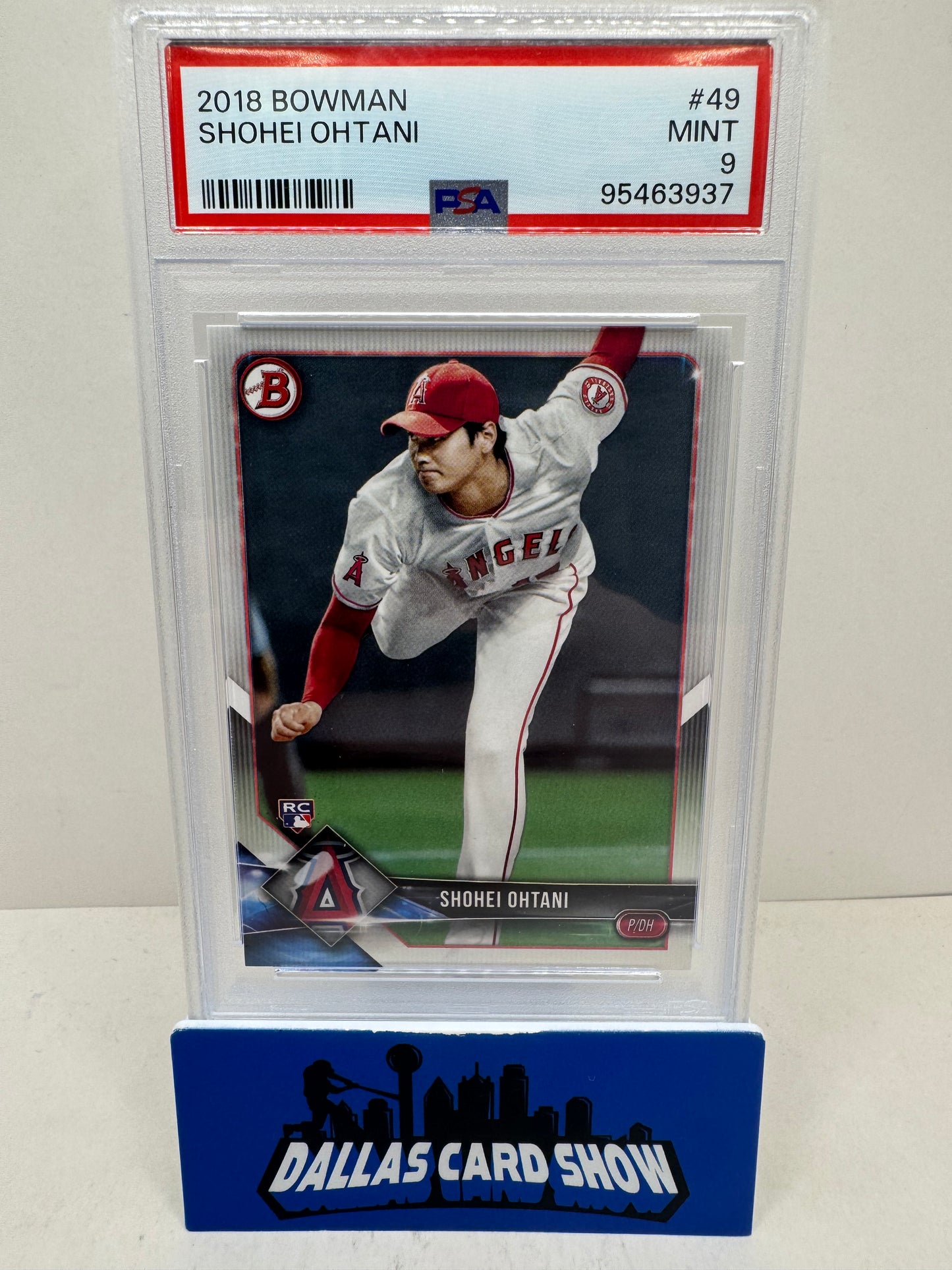 2018 Bowman Shohei Ohtani #49 PSA 9