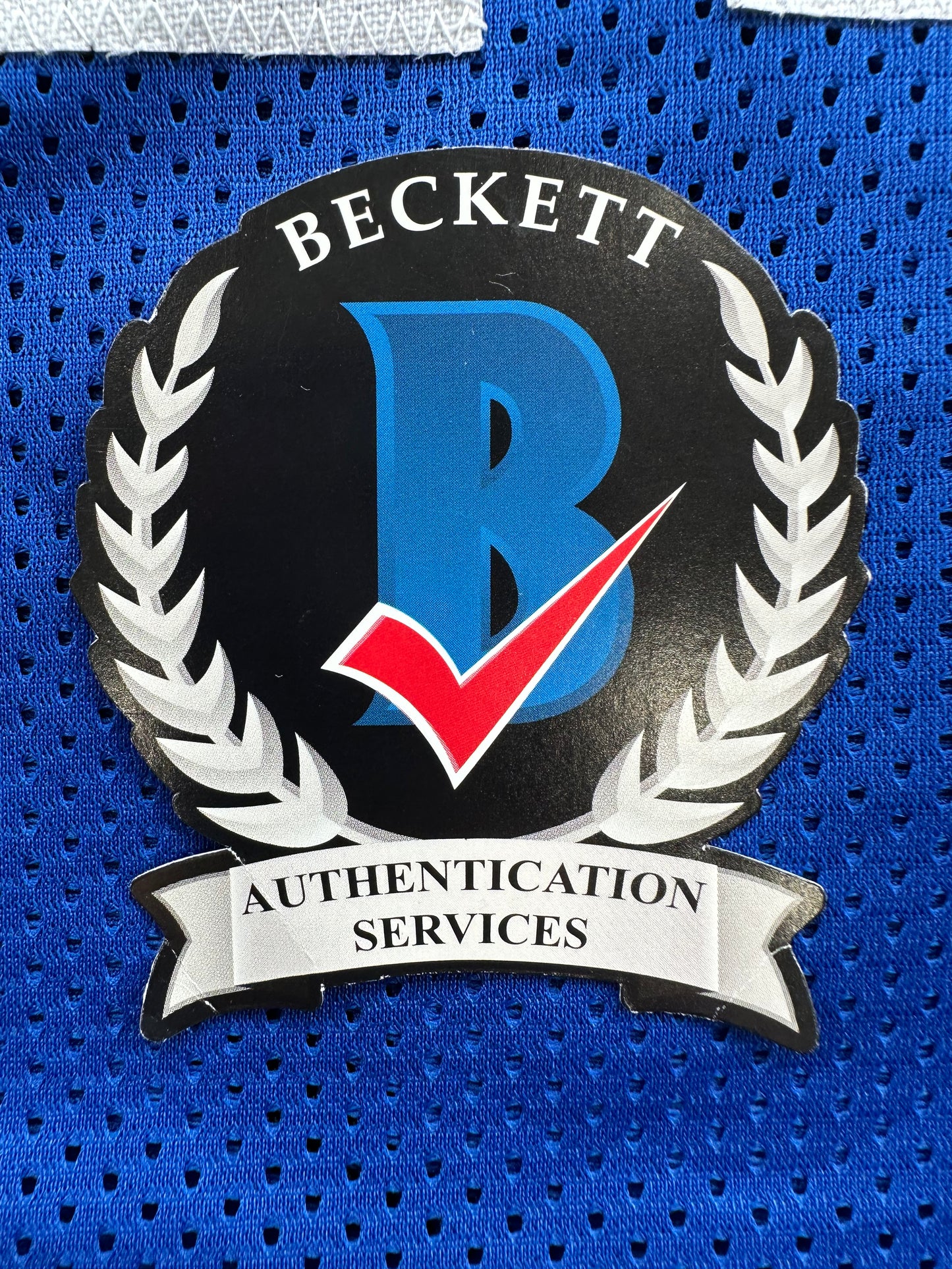 CLIFF HARRIS DALLAS COWBOYS SIGNED XL BLUE JERSEY BAS COA