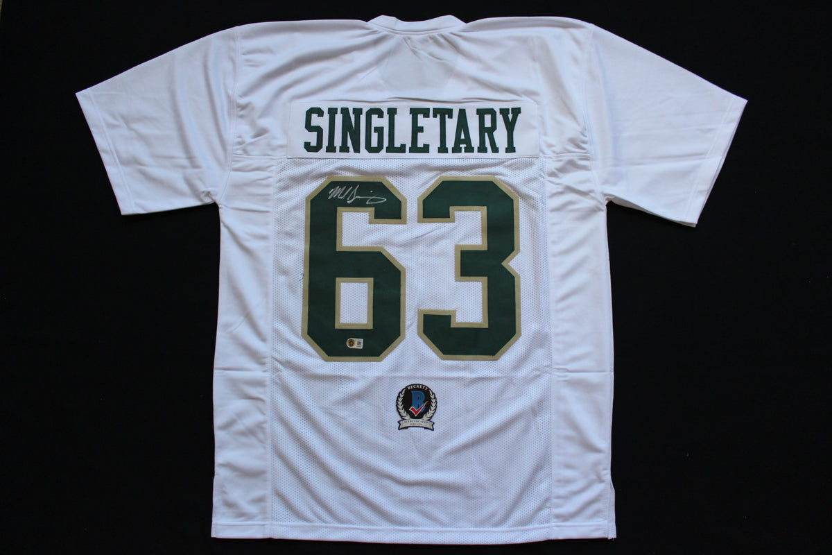 MIKE SINGLETARY BAYLOR BEARS SIGNED HOME JERSEY Chicago Bears BAS