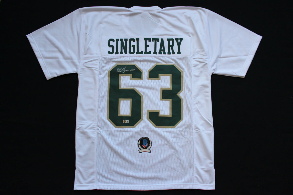 MIKE SINGLETARY BAYLOR BEARS SIGNED HOME JERSEY Chicago Bears BAS
