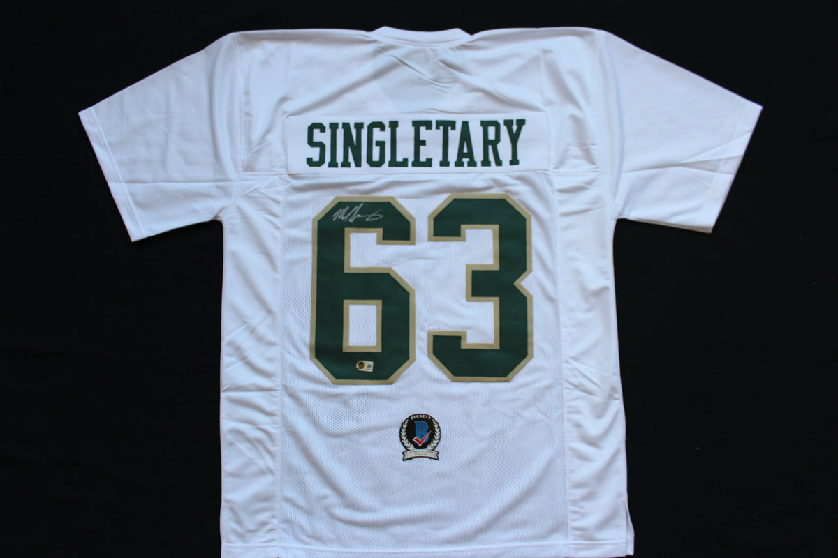MIKE SINGLETARY BAYLOR BEARS SIGNED HOME JERSEY Chicago Bears BAS