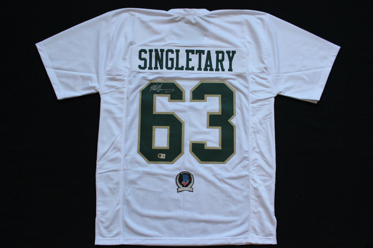 MIKE SINGLETARY BAYLOR BEARS SIGNED HOME JERSEY Chicago Bears BAS