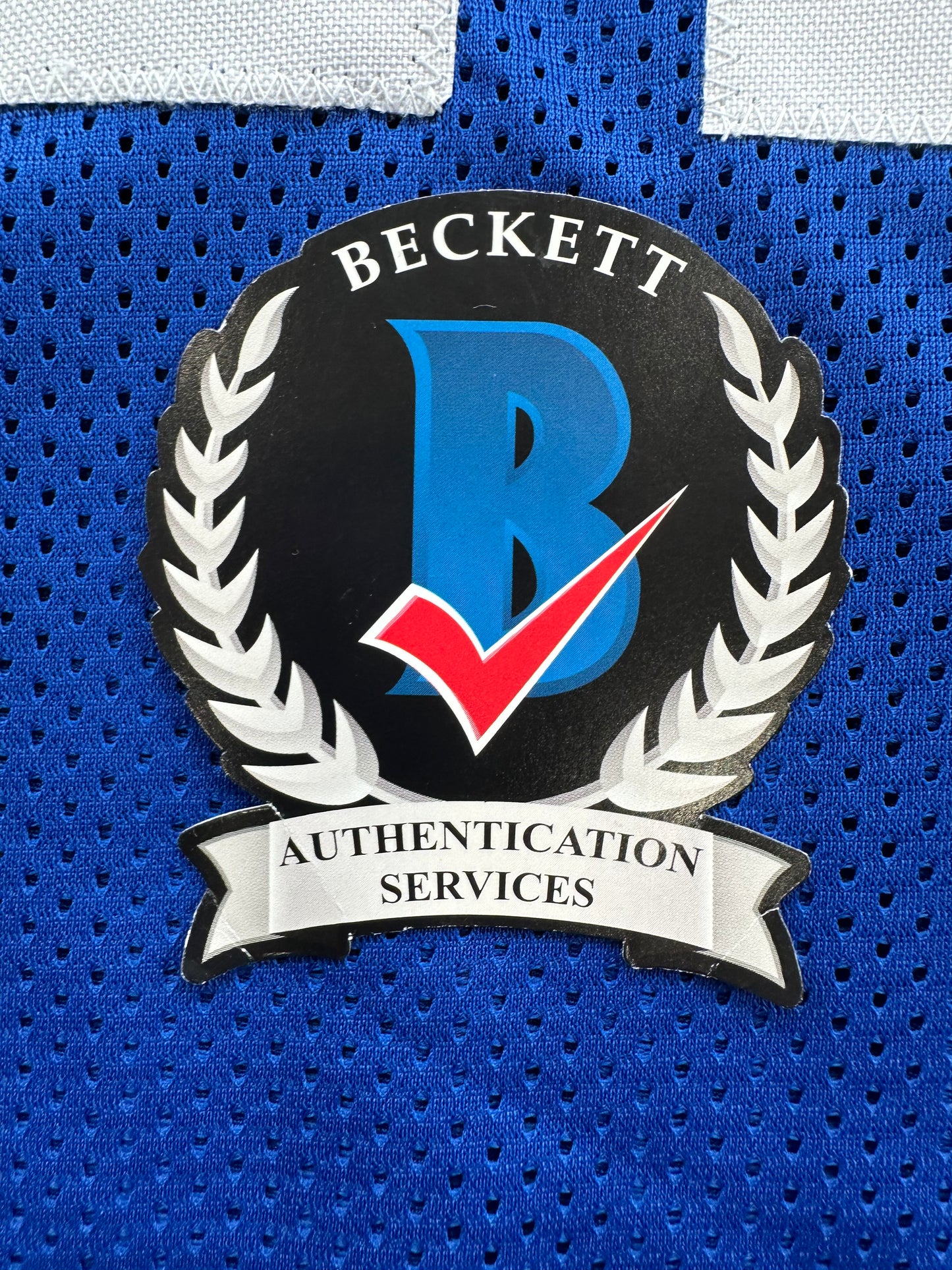 CLIFF HARRIS DALLAS COWBOYS SIGNED XL BLUE JERSEY BAS COA