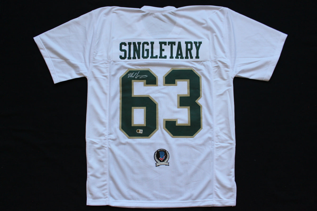 MIKE SINGLETARY BAYLOR BEARS SIGNED HOME JERSEY Chicago Bears BAS