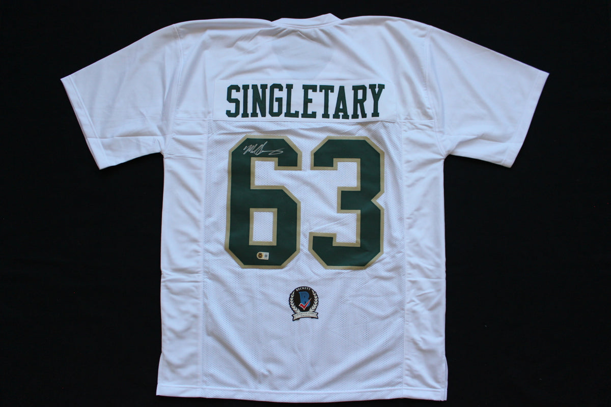 MIKE SINGLETARY BAYLOR BEARS SIGNED HOME JERSEY Chicago Bears BAS