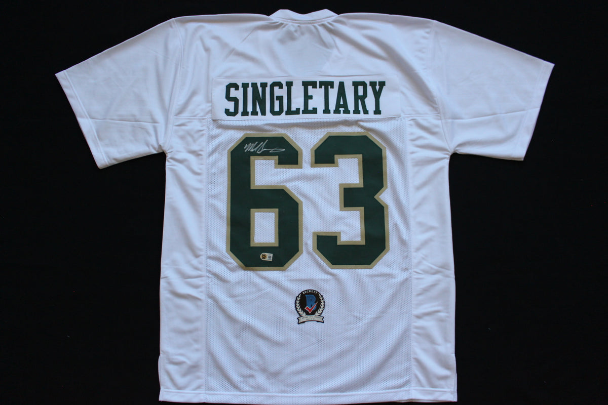 MIKE SINGLETARY BAYLOR BEARS SIGNED HOME JERSEY Chicago Bears BAS