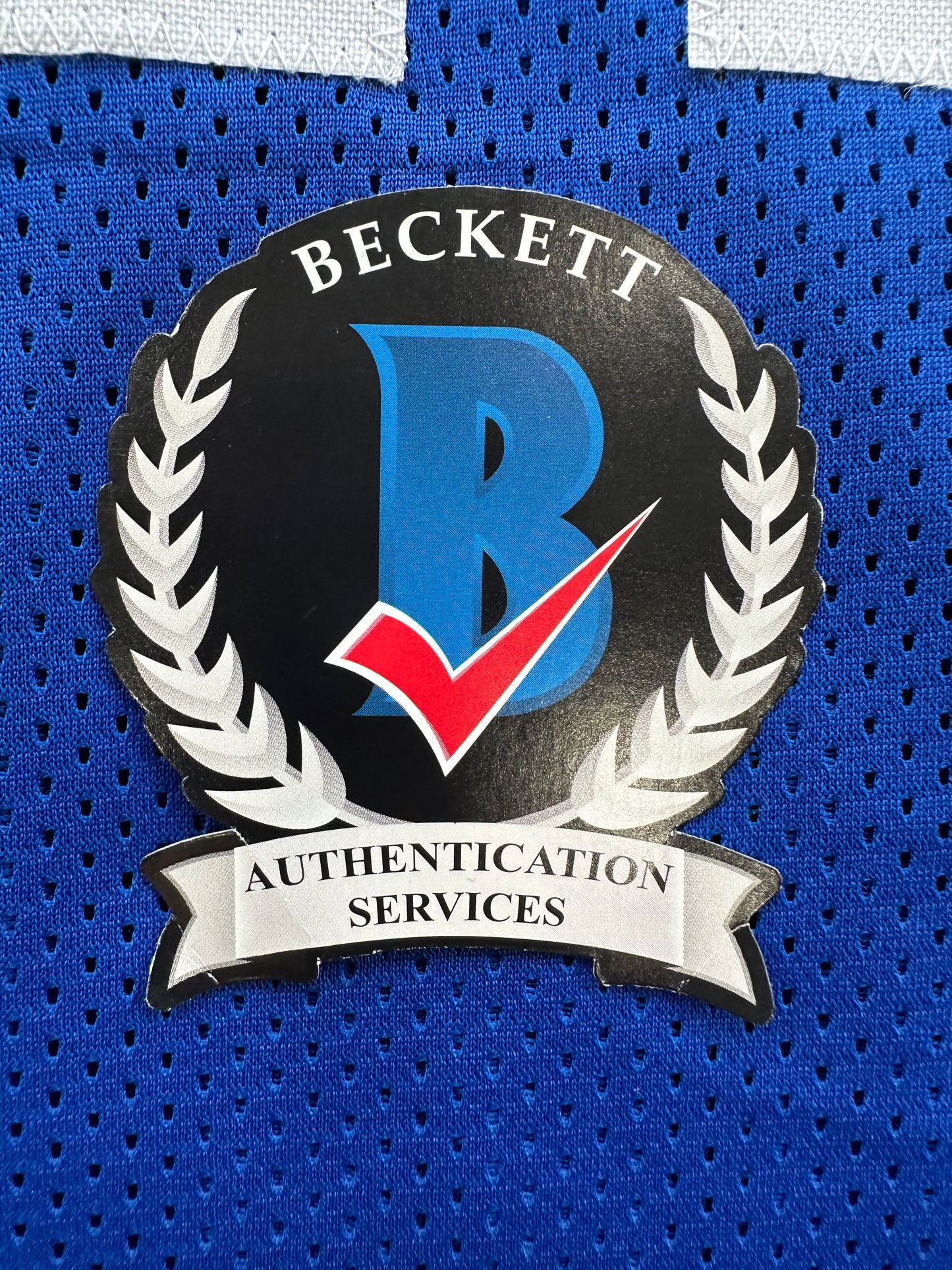 CLIFF HARRIS DALLAS COWBOYS SIGNED 2XL BLUE JERSEY BAS COA