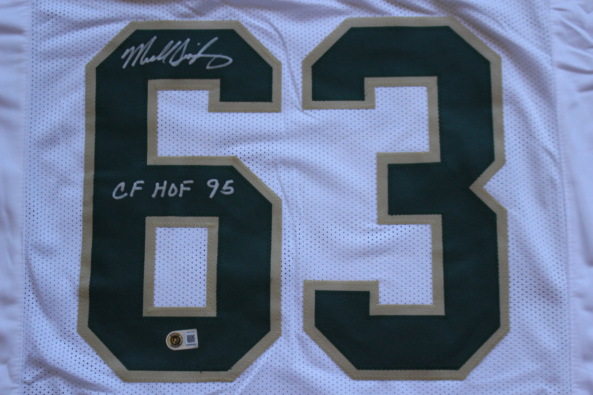 MIKE SINGLETARY BAYLOR BEARS SIGNED HOME JERSEY w/CFHOF95 Bears BAS