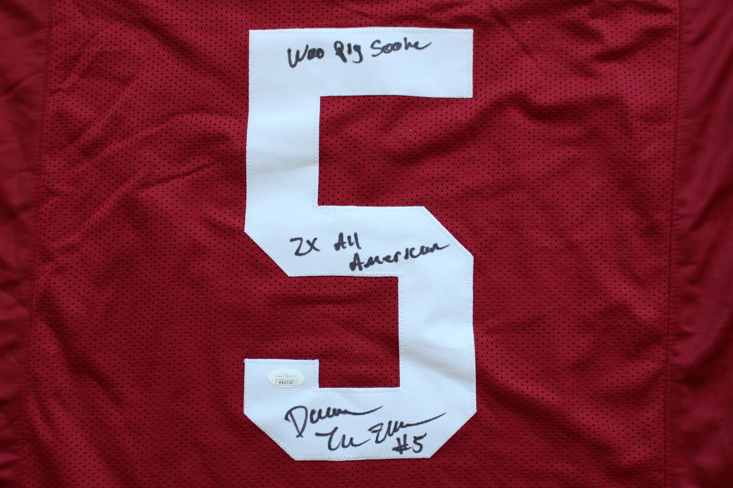 DARREN McFADDEN ARKANSAS RAZORBACKS SIGNED JERSEY w/WPS 2xAllAmerican JSA