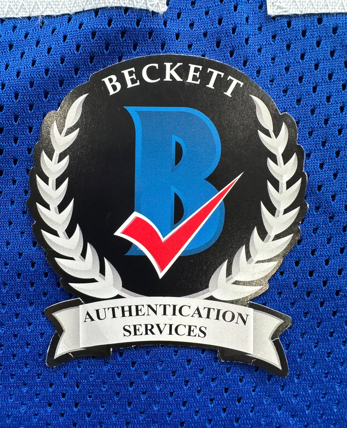 CLIFF HARRIS DALLAS COWBOYS SIGNED 2XL BLUE JERSEY BAS COA