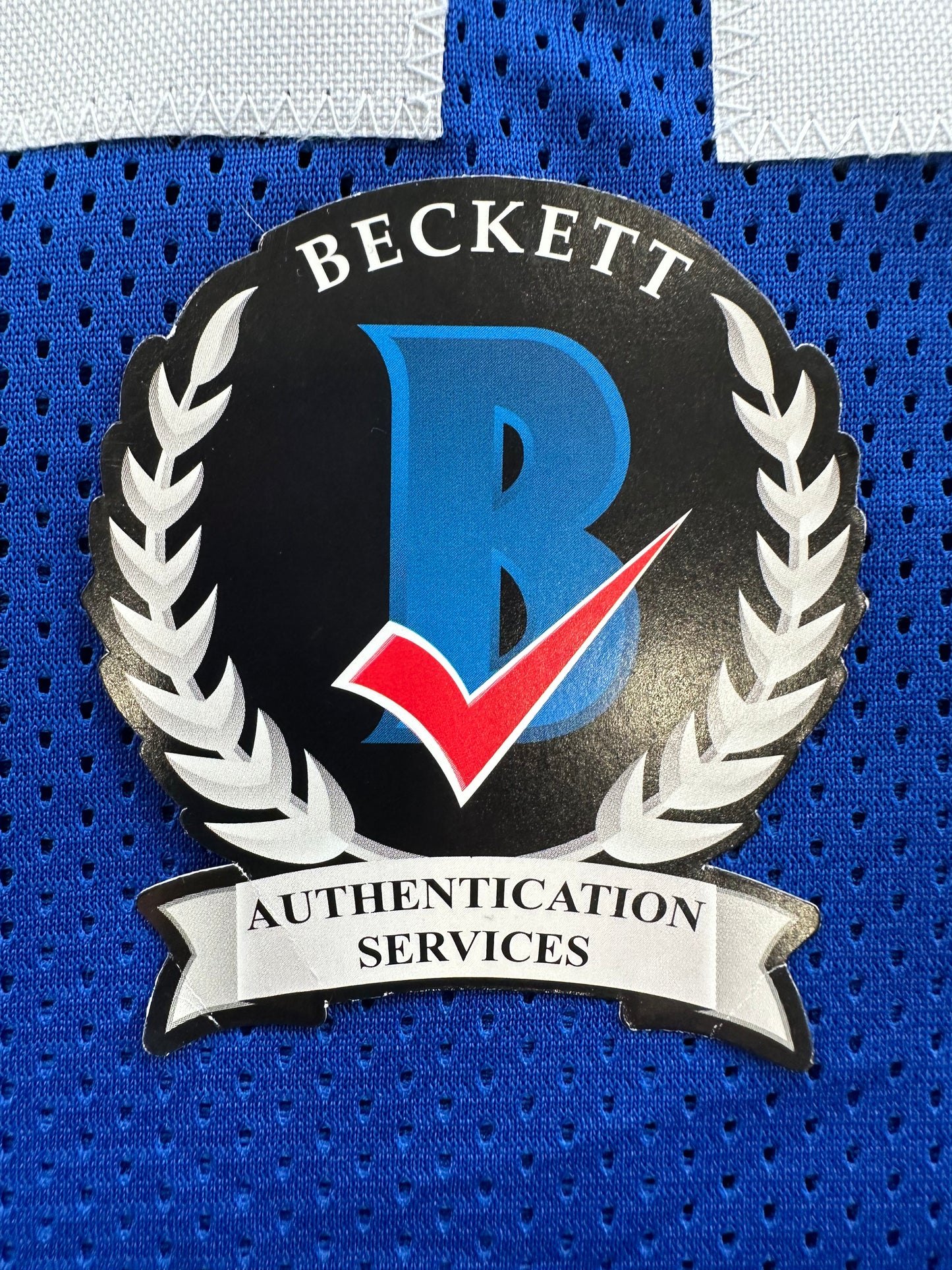 CLIFF HARRIS DALLAS COWBOYS SIGNED 2XL BLUE JERSEY BAS COA