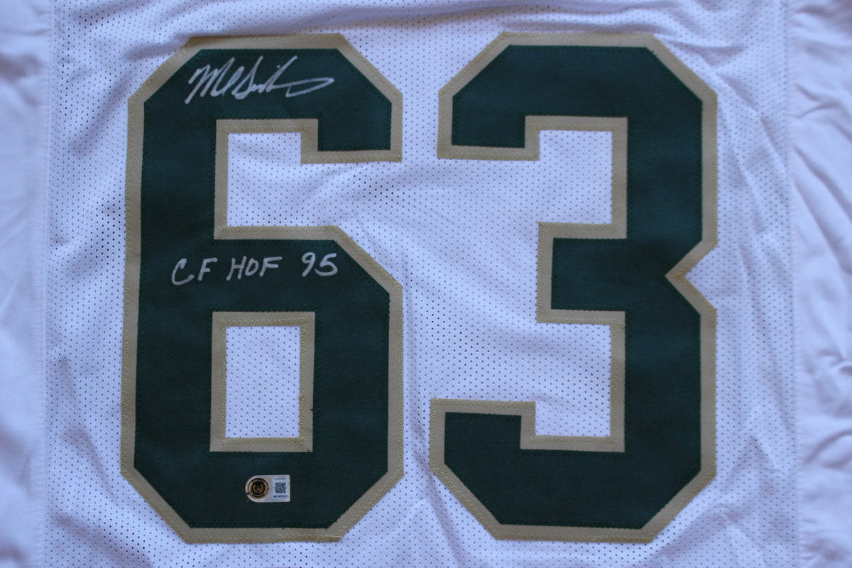 MIKE SINGLETARY BAYLOR BEARS SIGNED HOME JERSEY w/CFHOF95 Bears BAS