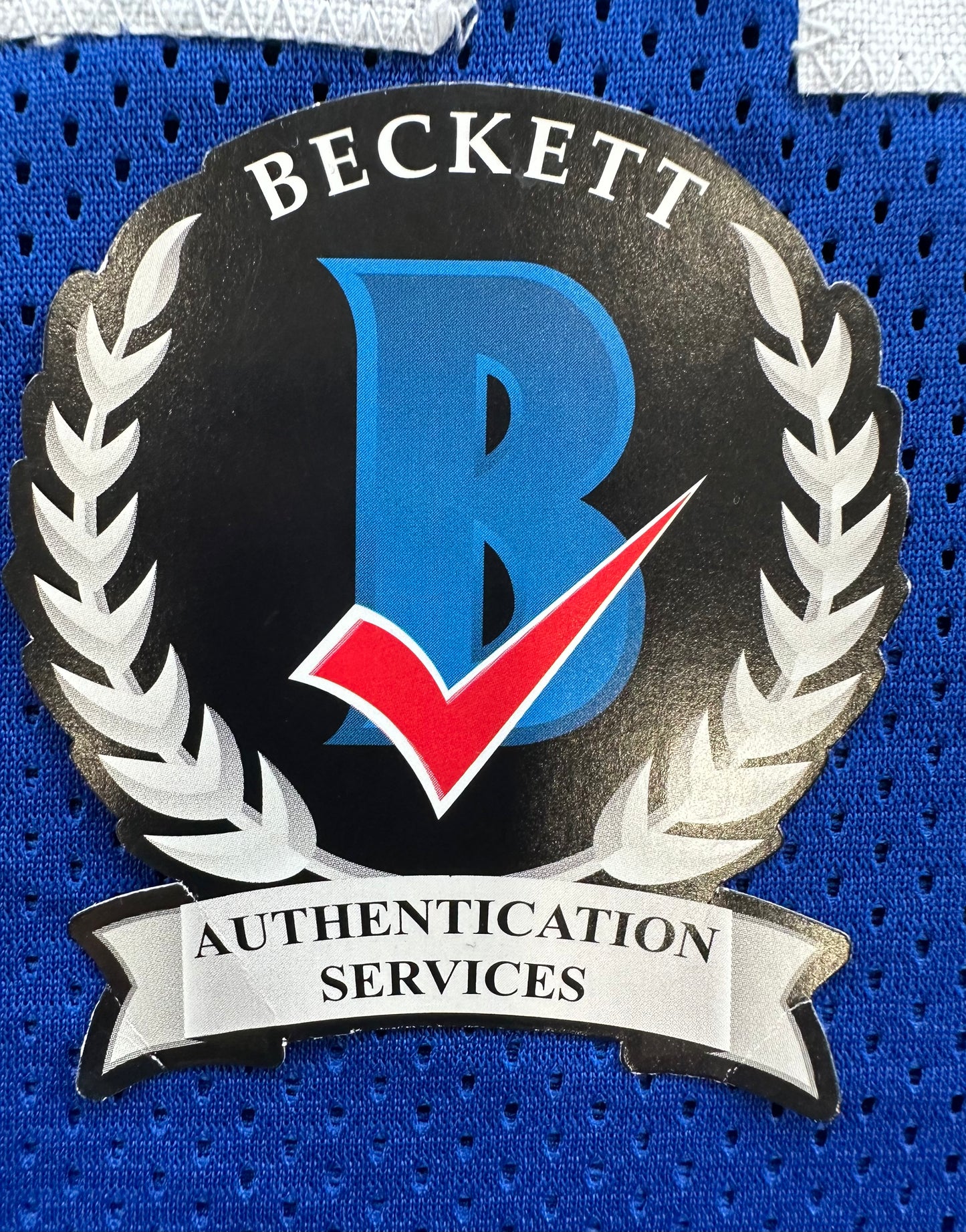 CLIFF HARRIS DALLAS COWBOYS SIGNED 3XL BLUE JERSEY BAS COA