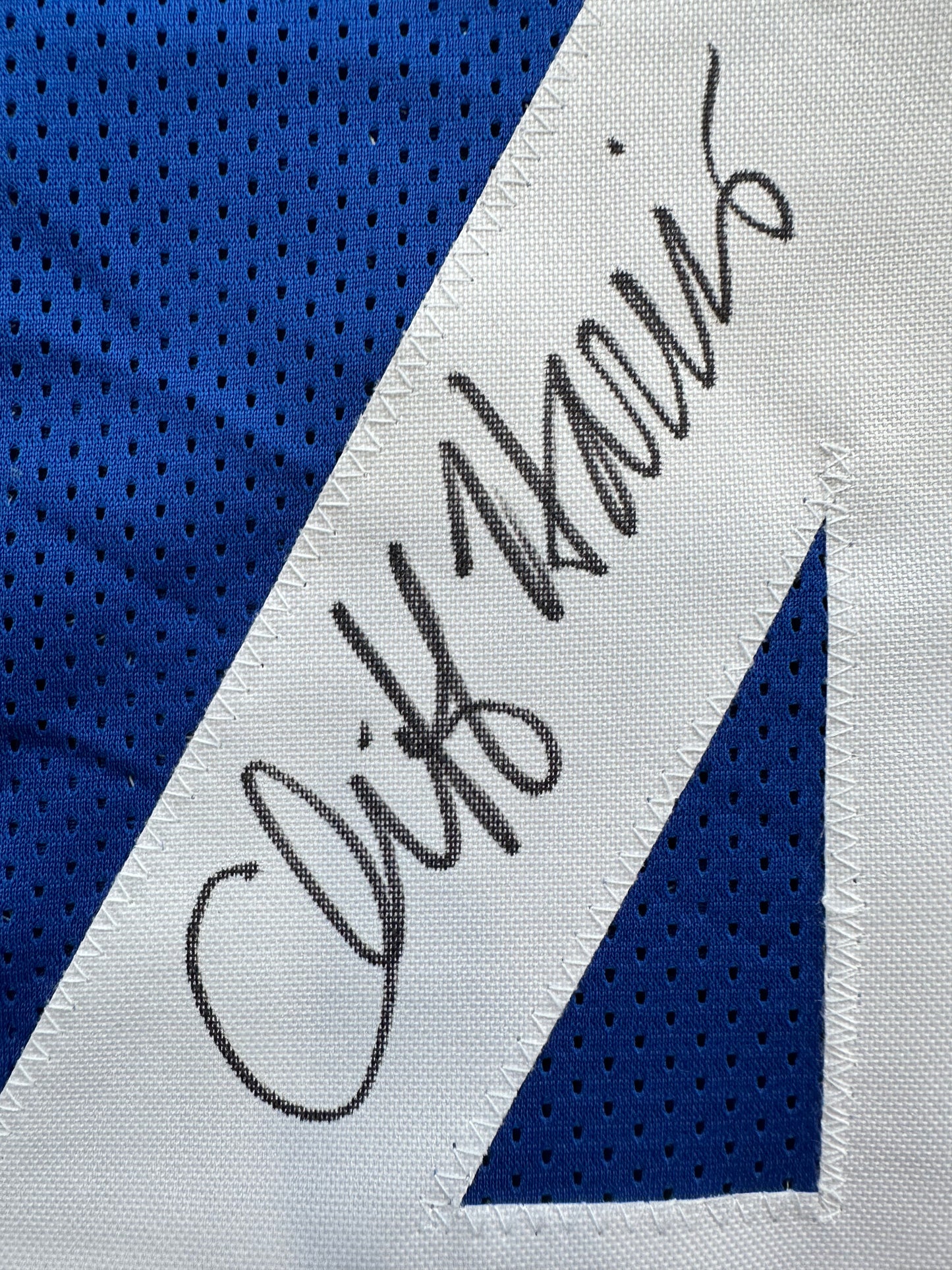 CLIFF HARRIS DALLAS COWBOYS SIGNED 3XL BLUE JERSEY BAS COA