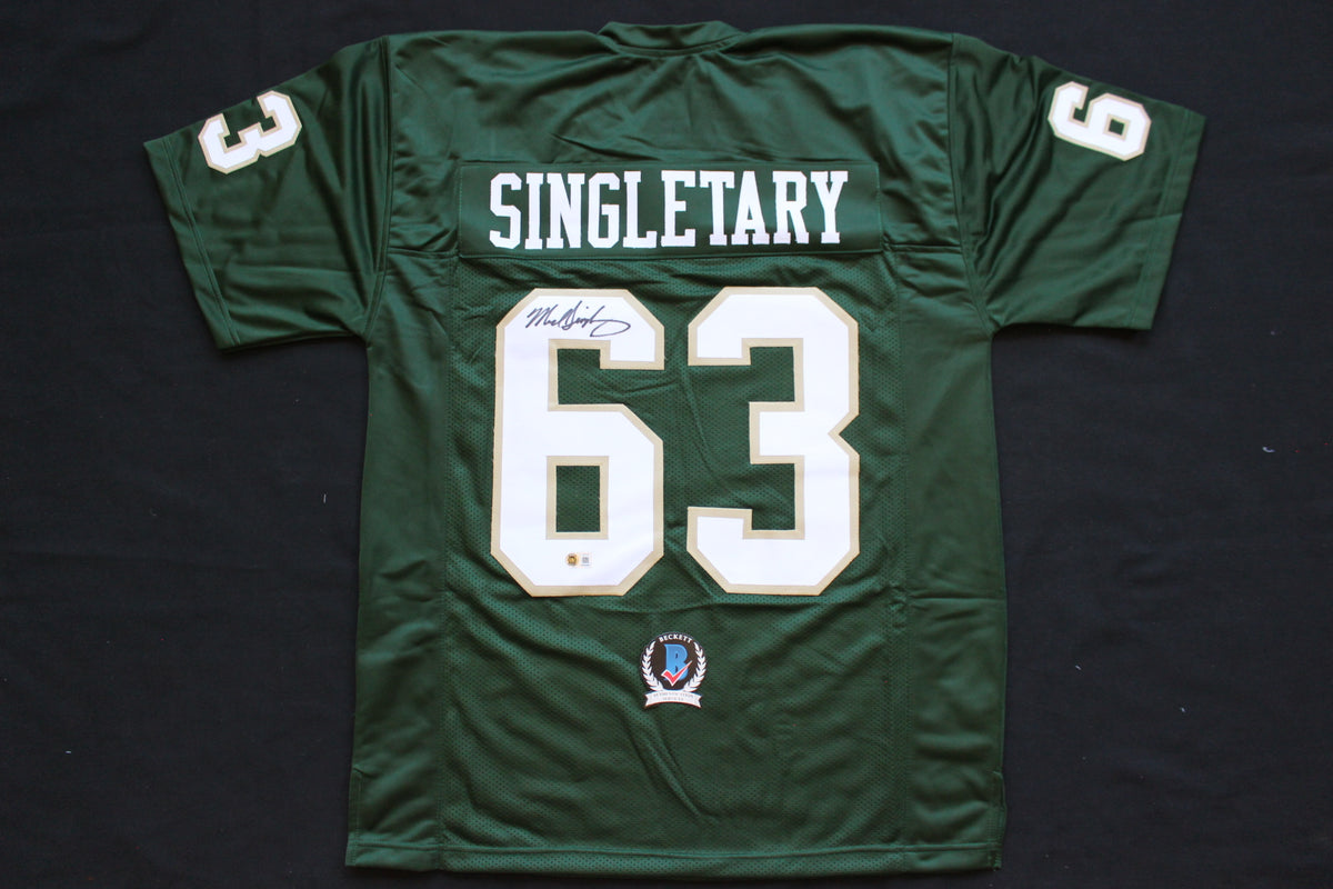MIKE SINGLETARY BAYLOR BEARS SIGNED ROAD JERSEY Chicago Bears BAS