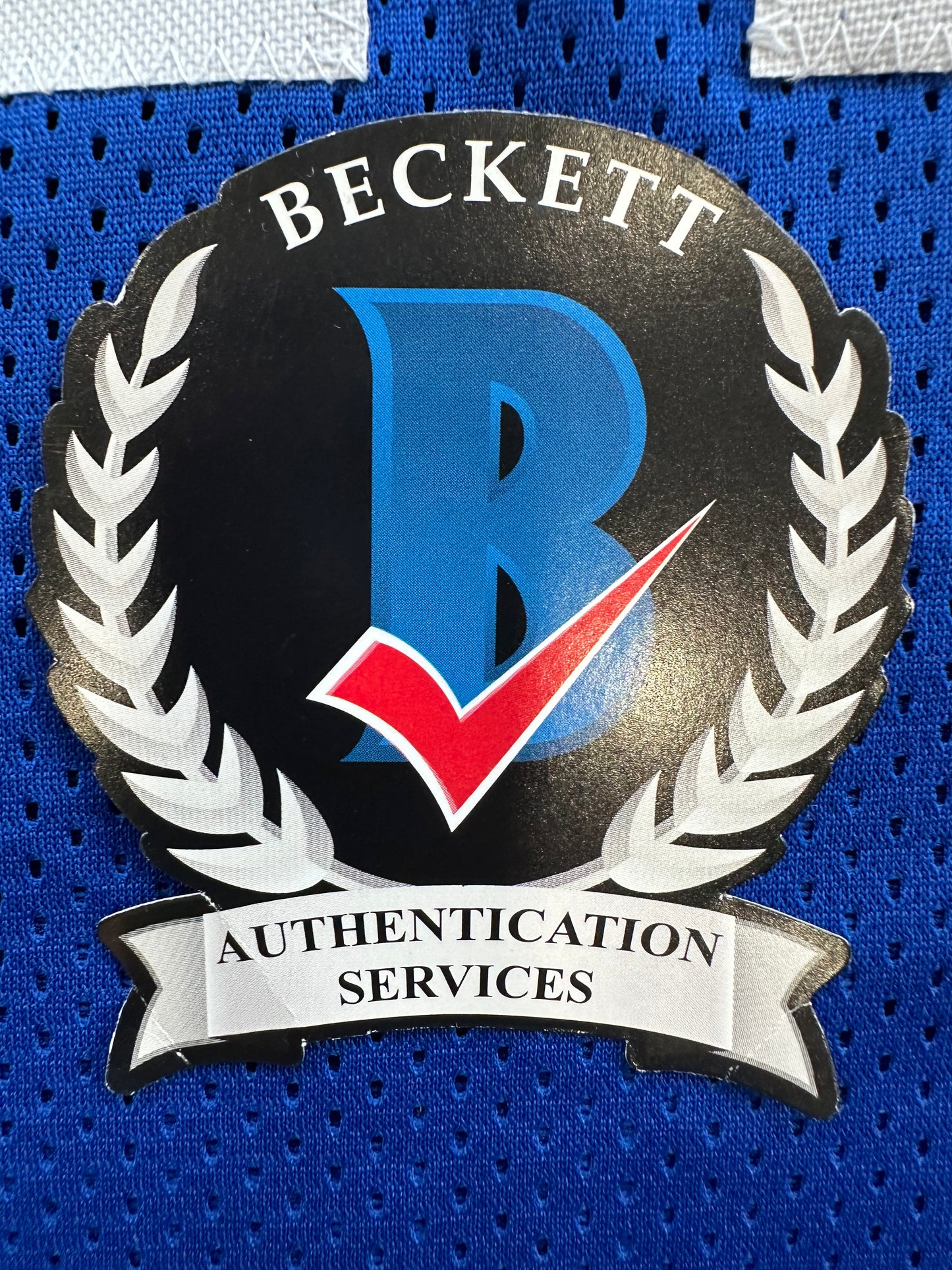 CLIFF HARRIS DALLAS COWBOYS SIGNED 3XL BLUE JERSEY BAS COA