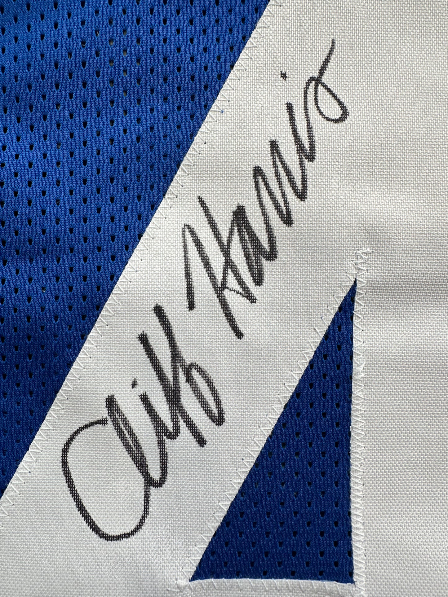 CLIFF HARRIS DALLAS COWBOYS SIGNED 3XL BLUE JERSEY BAS COA