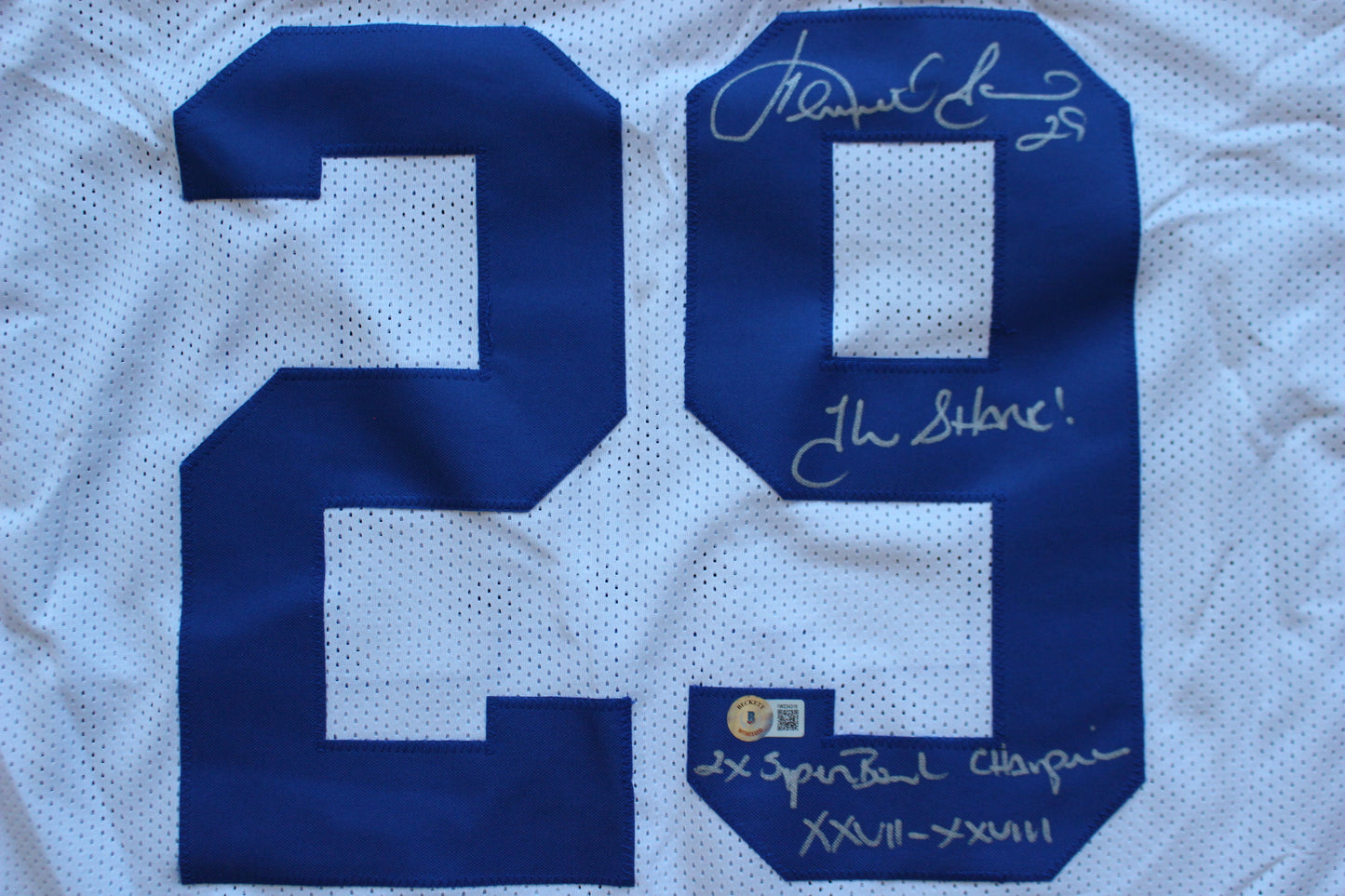 KENNETH KENNY GANT DALLAS COWBOYS SIGNED HOME JERSEY 3XL w/INSCs BAS COA