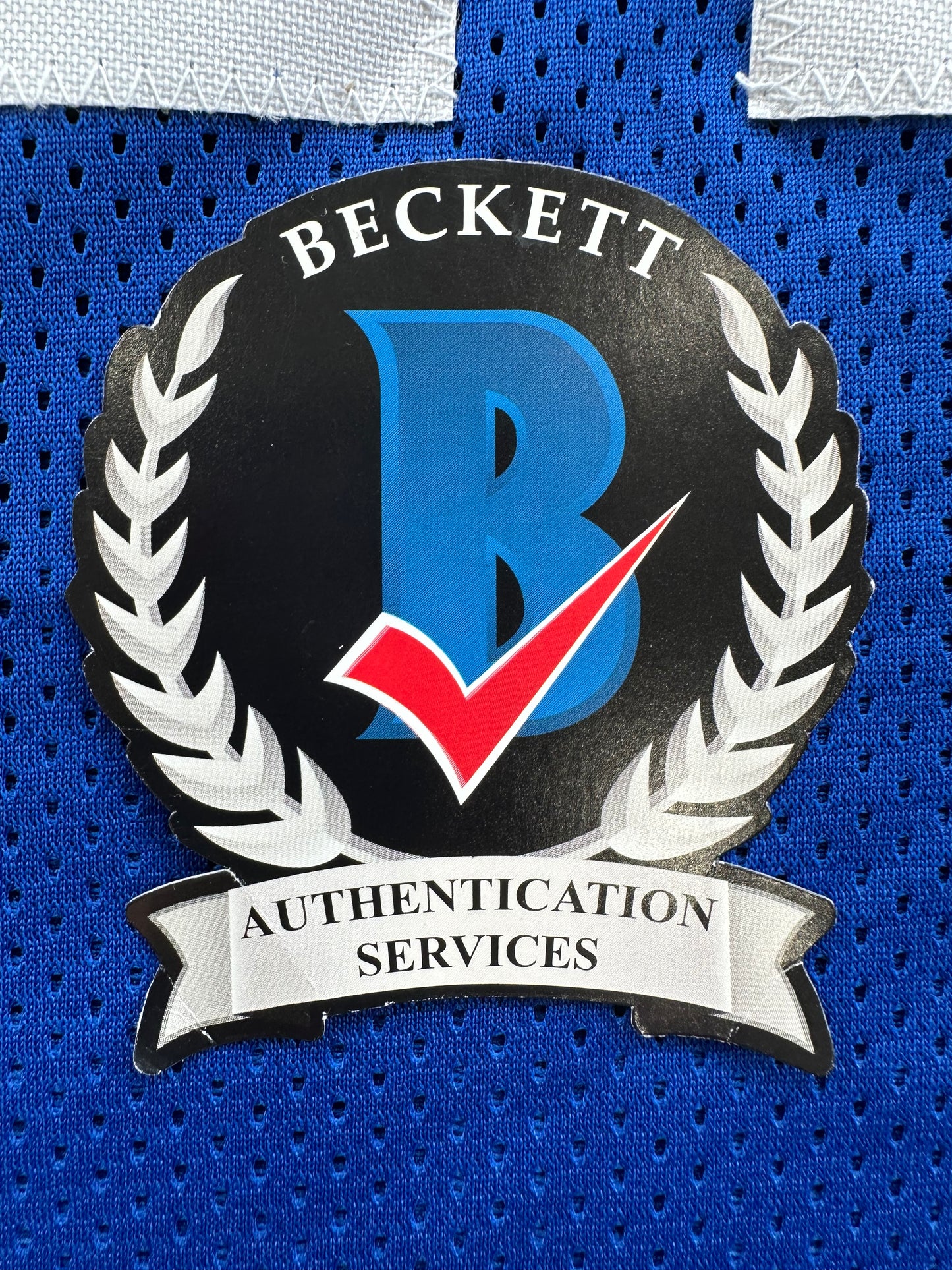 CLIFF HARRIS DALLAS COWBOYS SIGNED 3XL BLUE JERSEY BAS COA