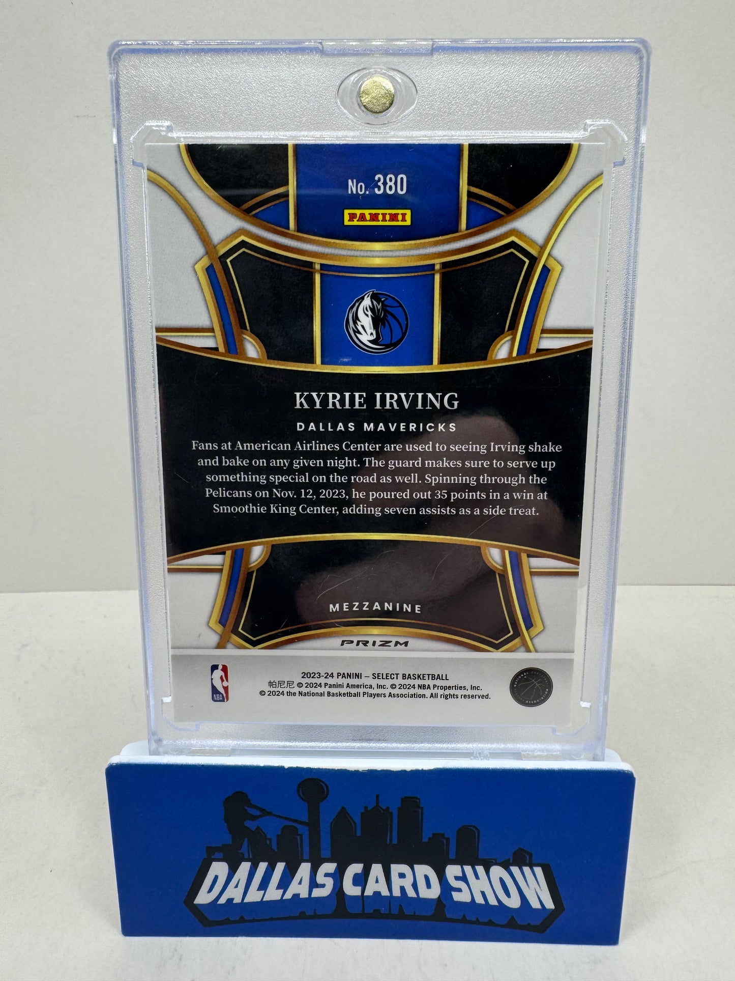 2023-24 Select Kyrie Irving Mezzanine Zebra Case Hit
