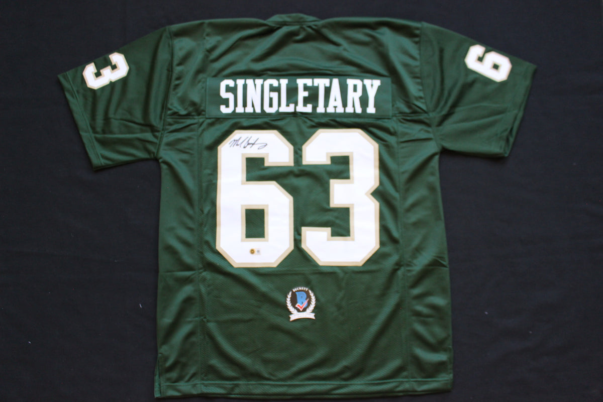 MIKE SINGLETARY BAYLOR BEARS SIGNED ROAD JERSEY Chicago Bears BAS
