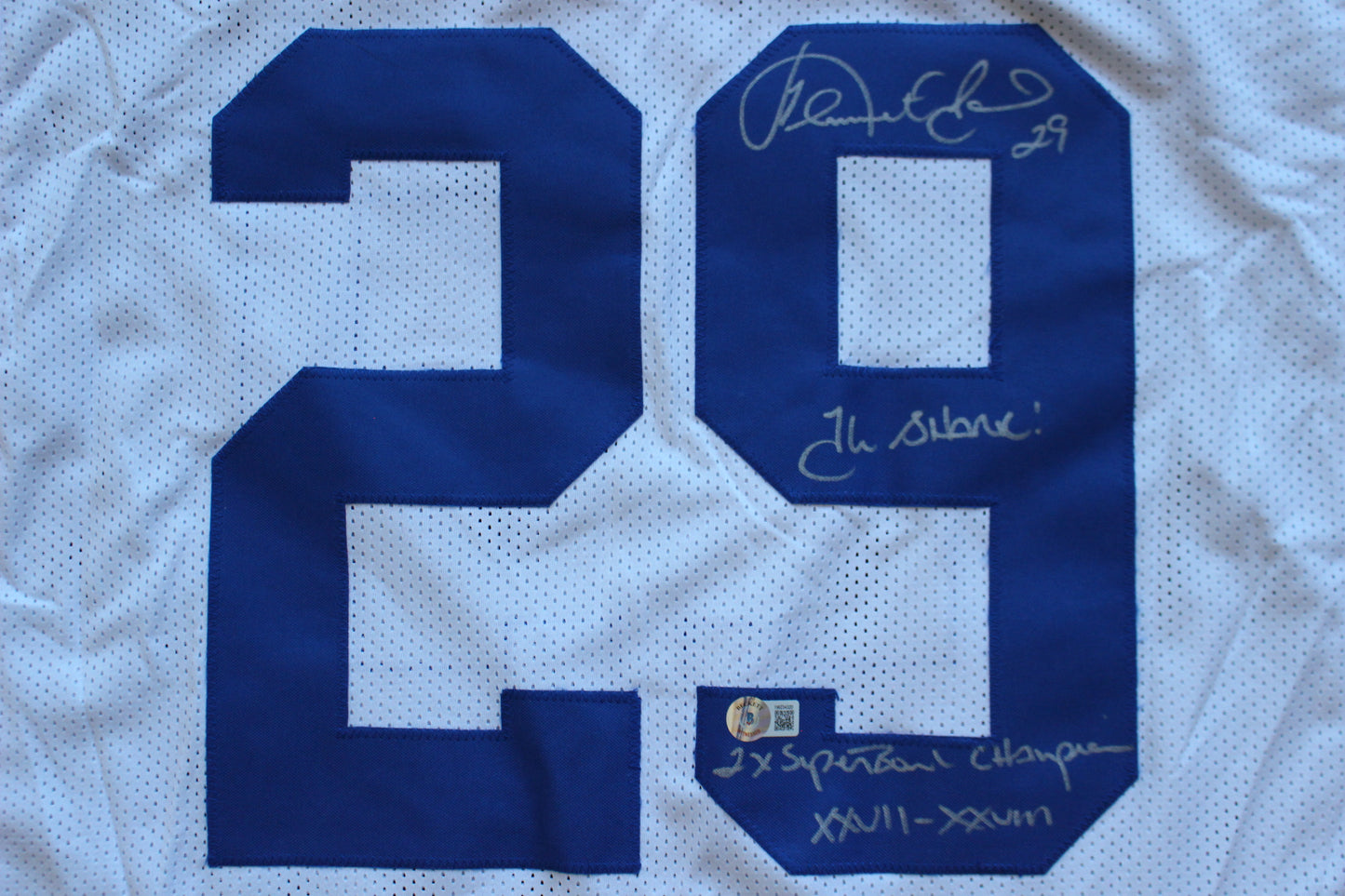 KENNETH KENNY GANT DALLAS COWBOYS SIGNED HOME JERSEY 3XL w/INSCs BAS COA