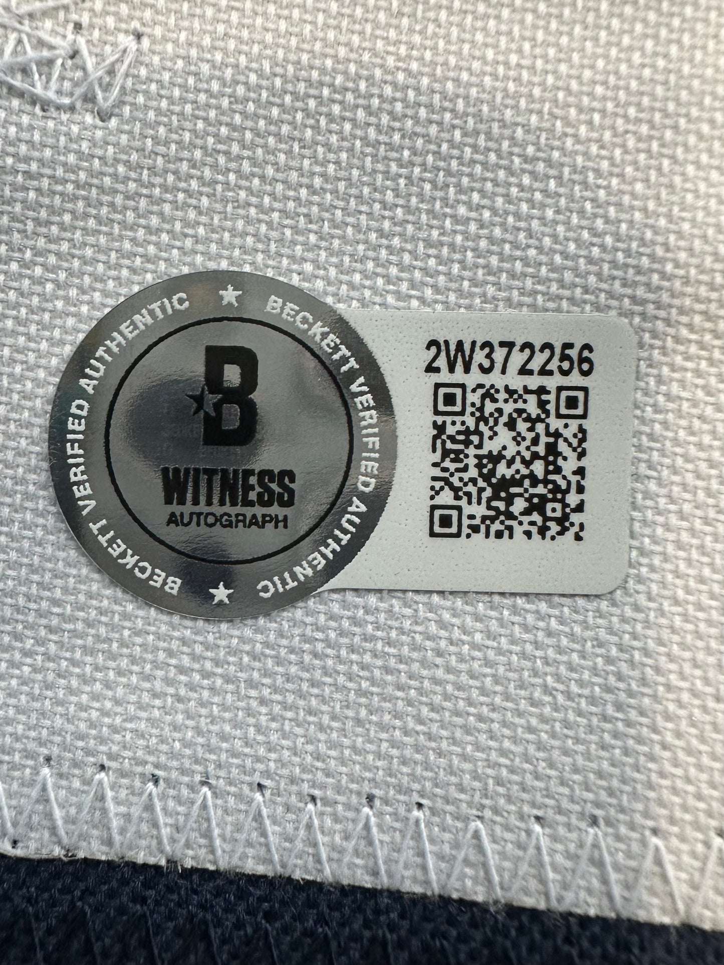 RANDY WHITE DALLAS COWBOYS SIGNED BLUE JERSEY w/HOF 94 INSCRIPTION BAS