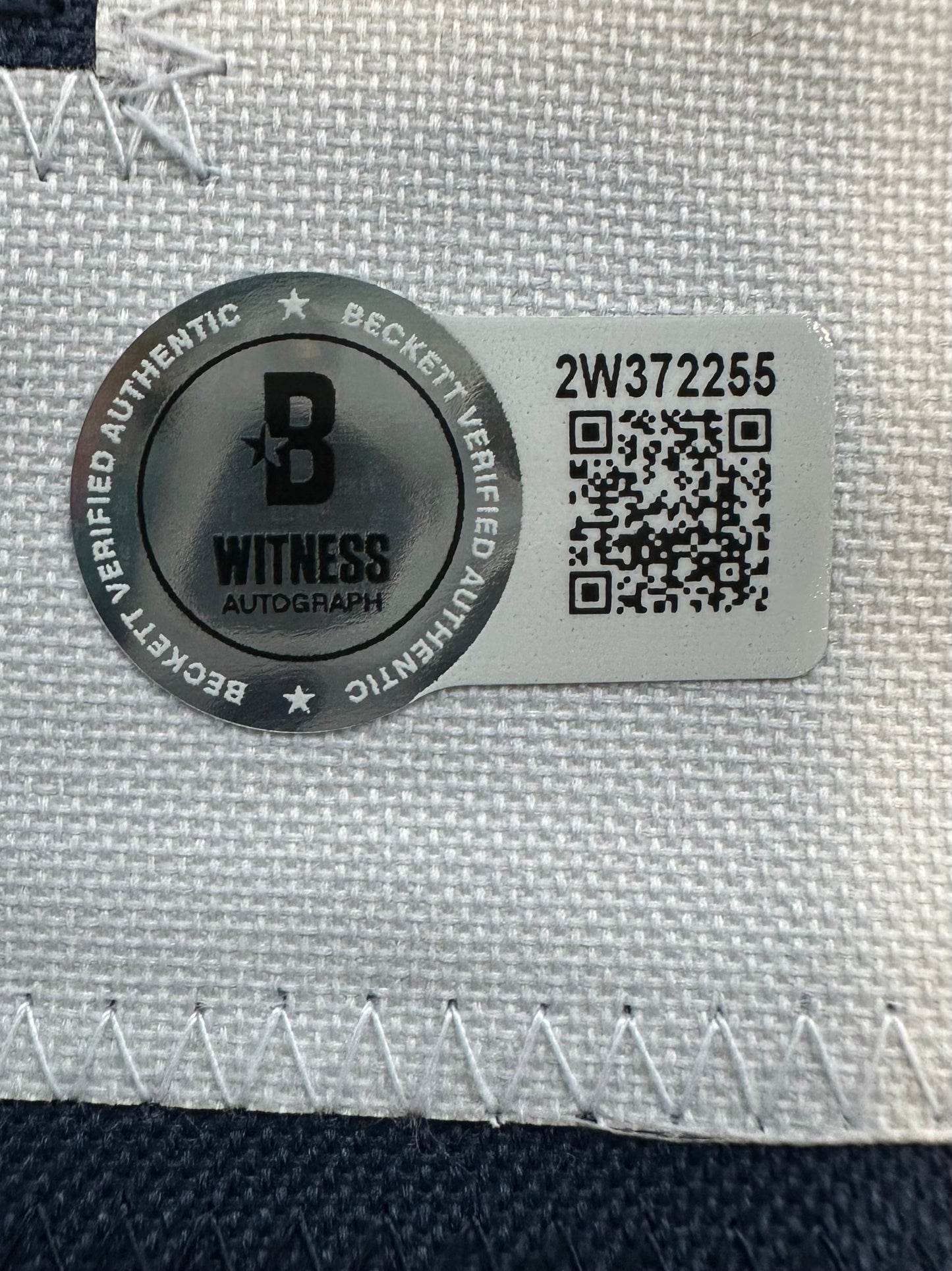 RANDY WHITE DALLAS COWBOYS SIGNED BLUE JERSEY w/HOF 94 INSCRIPTION BAS