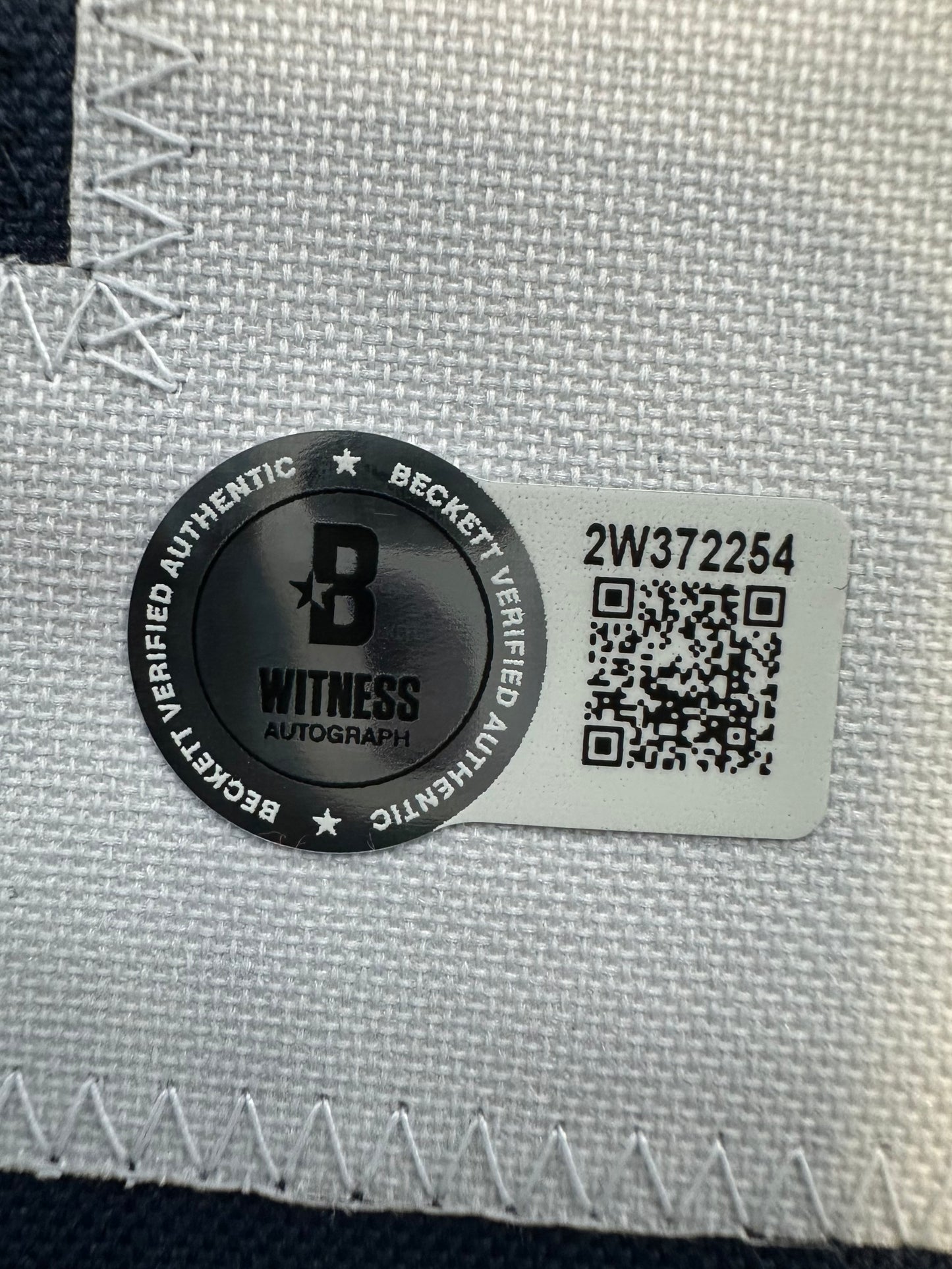 RANDY WHITE DALLAS COWBOYS SIGNED BLUE JERSEY w/HOF 94 INSCRIPTION BAS