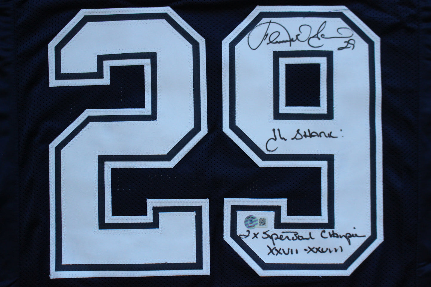 KENNETH KENNY GANT DALLAS COWBOYS SIGNED ROAD JERSEY 2XL w/INSCs BAS COA