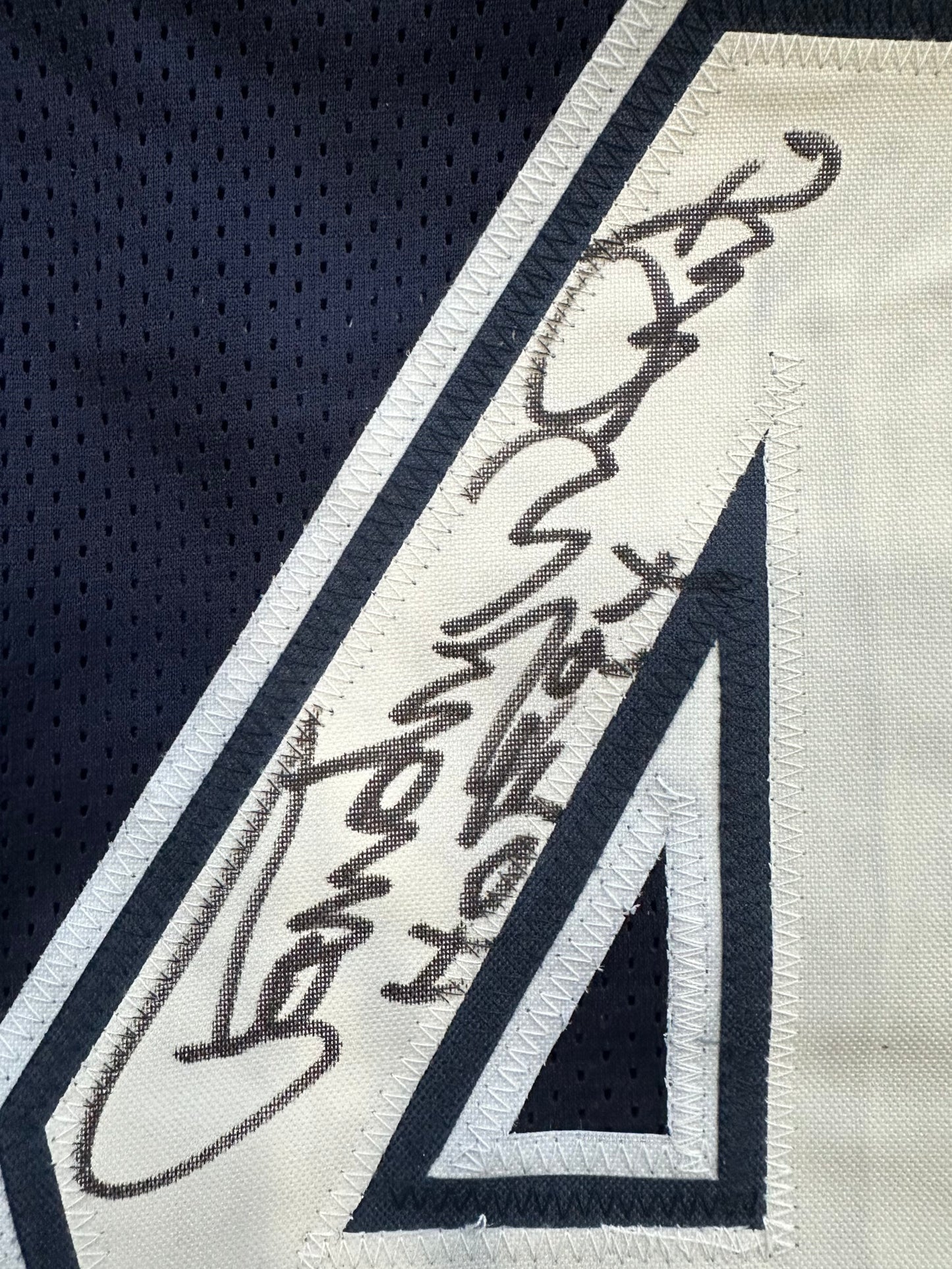 RANDY WHITE DALLAS COWBOYS SIGNED BLUE JERSEY w/HOF 94 INSCRIPTION BAS