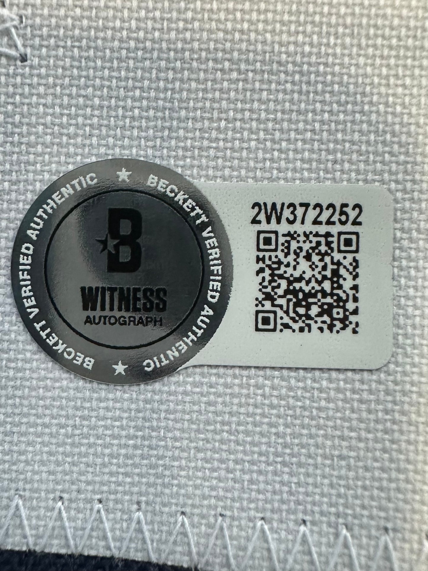 RANDY WHITE DALLAS COWBOYS SIGNED BLUE JERSEY w/HOF 94 INSCRIPTION BAS