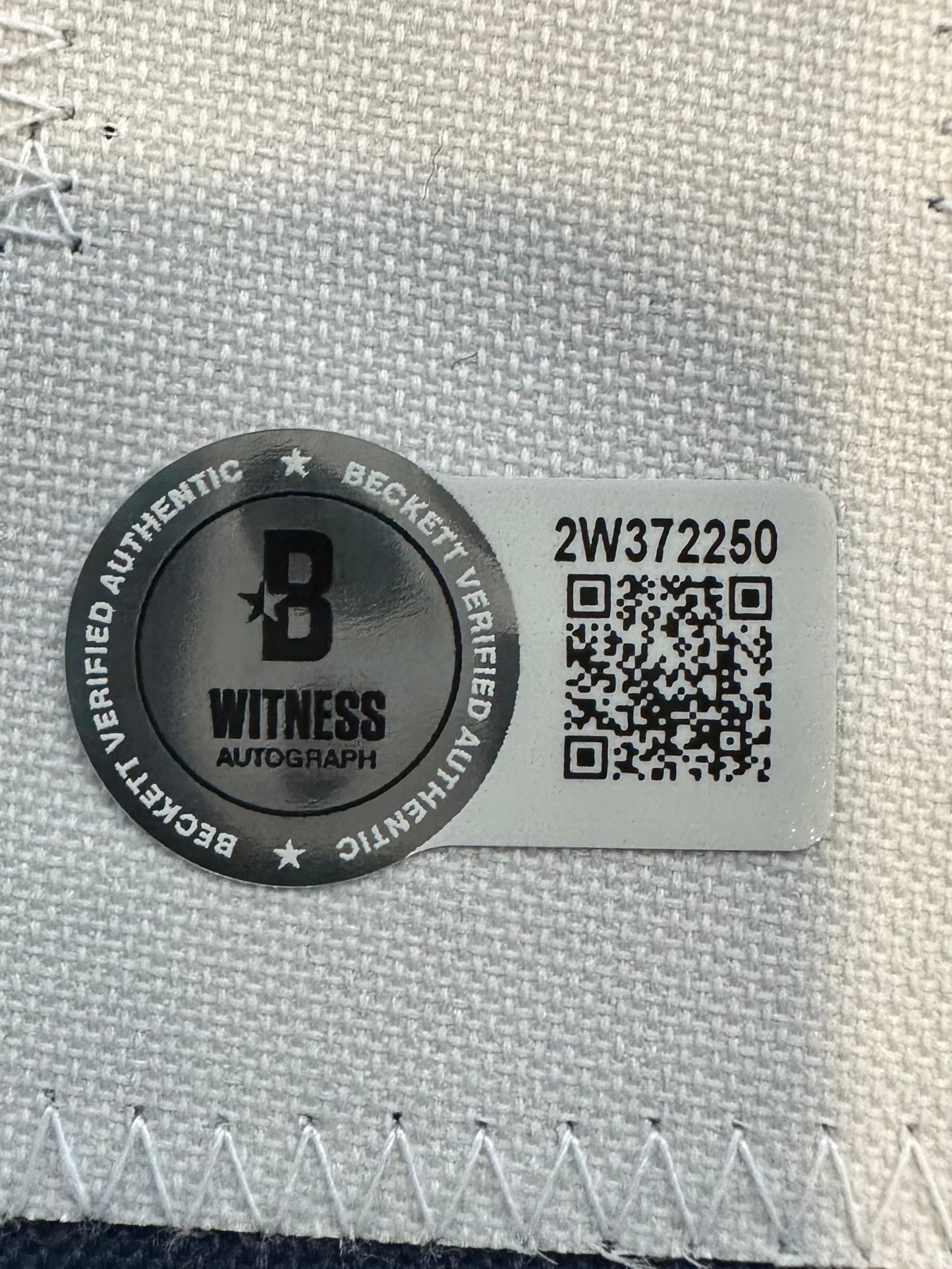 RANDY WHITE DALLAS COWBOYS SIGNED BLUE JERSEY w/HOF 94 INSCRIPTION BAS