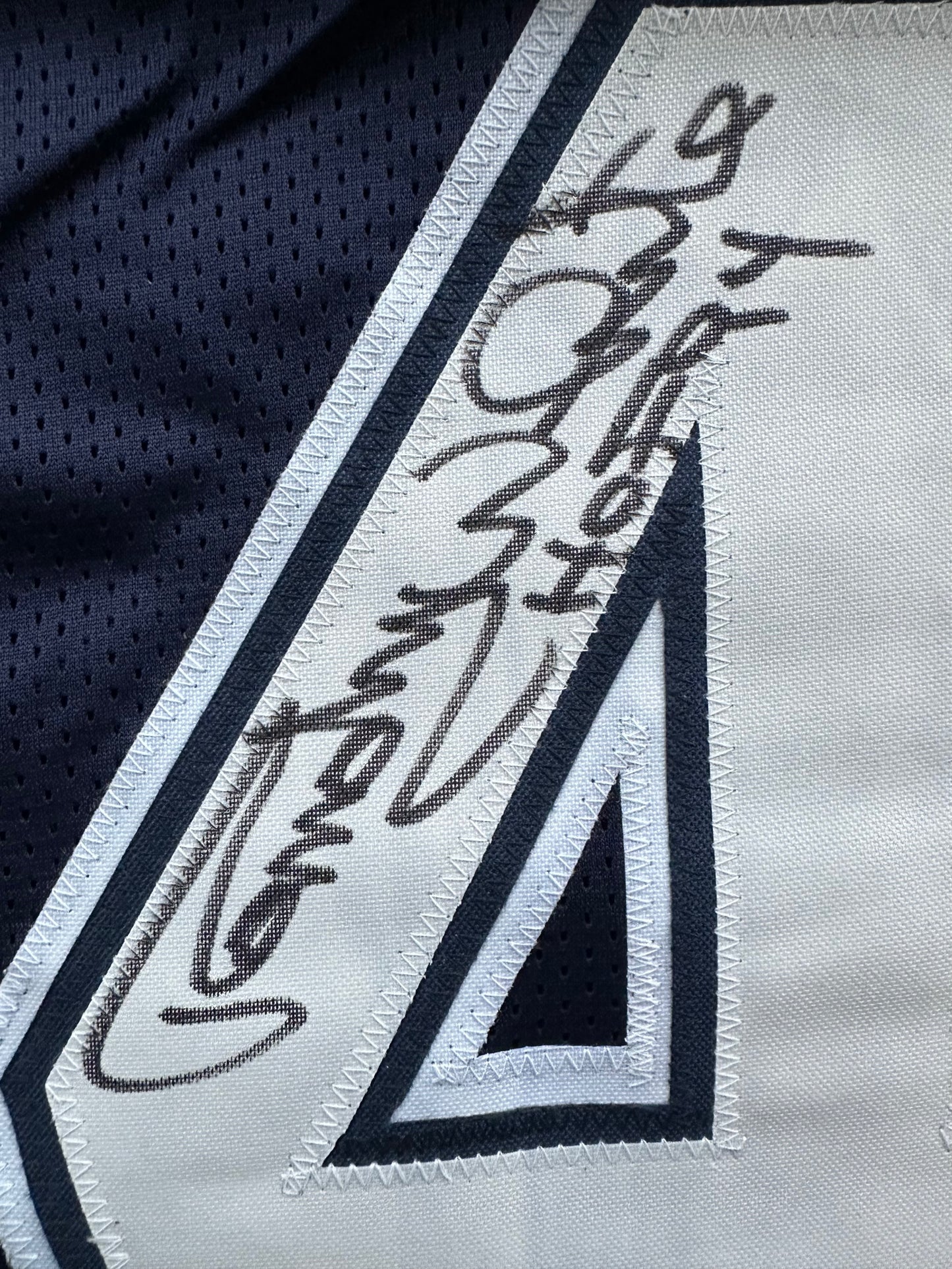 RANDY WHITE DALLAS COWBOYS SIGNED BLUE JERSEY w/HOF 94 INSCRIPTION BAS