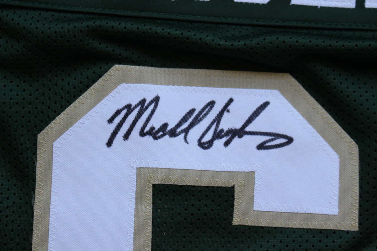 MIKE SINGLETARY BAYLOR BEARS SIGNED ROAD JERSEY w/CFHOF95 Bears BAS