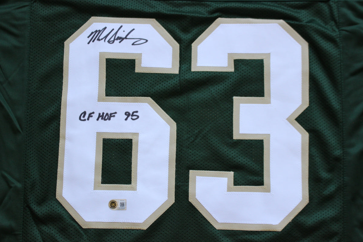 MIKE SINGLETARY BAYLOR BEARS SIGNED ROAD JERSEY w/CFHOF95 Bears BAS