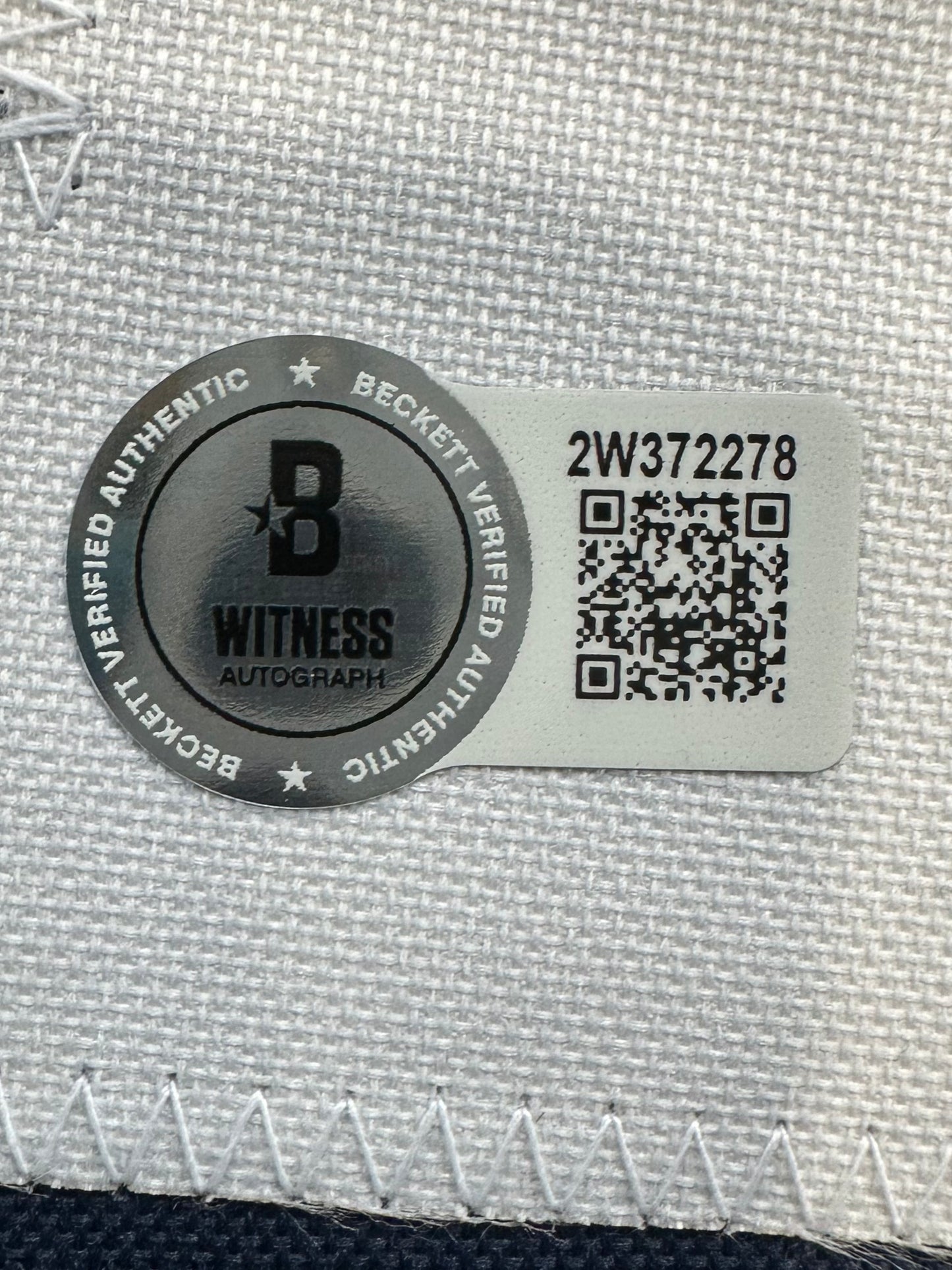 RANDY WHITE DALLAS COWBOYS SIGNED BLUE JERSEY w/HOF 94 INSCRIPTION BAS