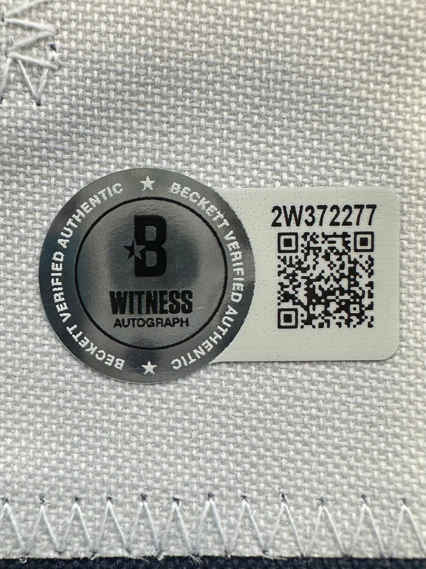 RANDY WHITE DALLAS COWBOYS SIGNED BLUE JERSEY w/HOF 94 INSCRIPTION BAS