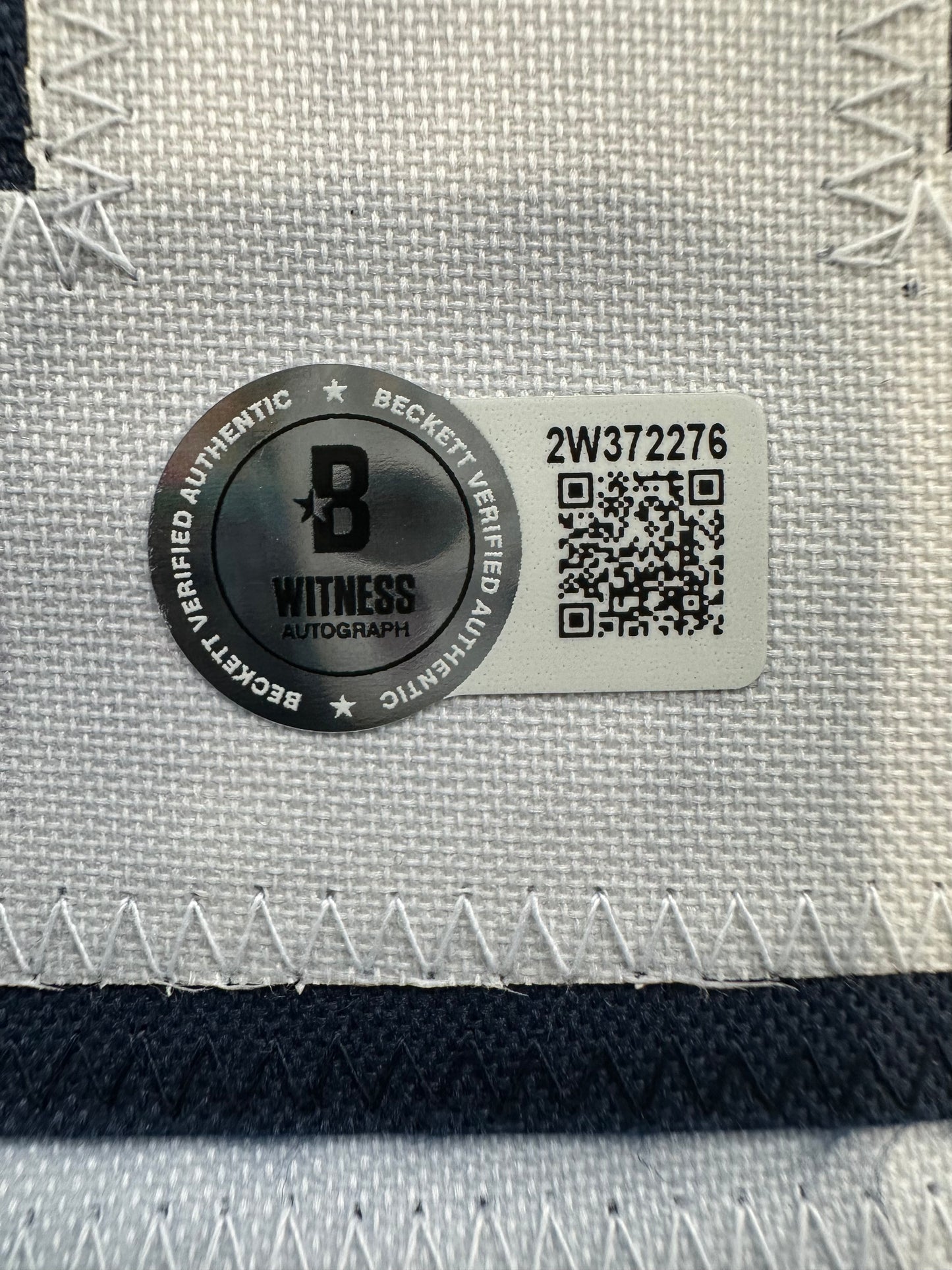 RANDY WHITE DALLAS COWBOYS SIGNED BLUE JERSEY w/HOF 94 INSCRIPTION BAS