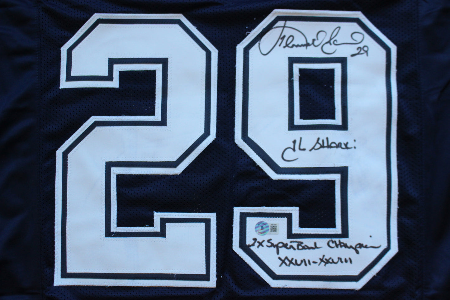 KENNETH KENNY GANT DALLAS COWBOYS SIGNED ROAD JERSEY Large w/INSCs BAS COA