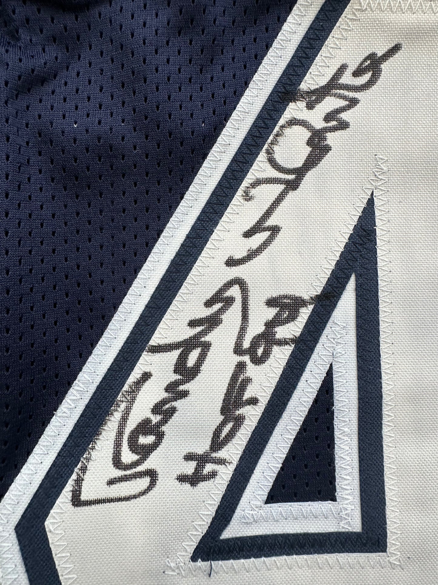 RANDY WHITE DALLAS COWBOYS SIGNED BLUE JERSEY w/HOF 94 INSCRIPTION BAS