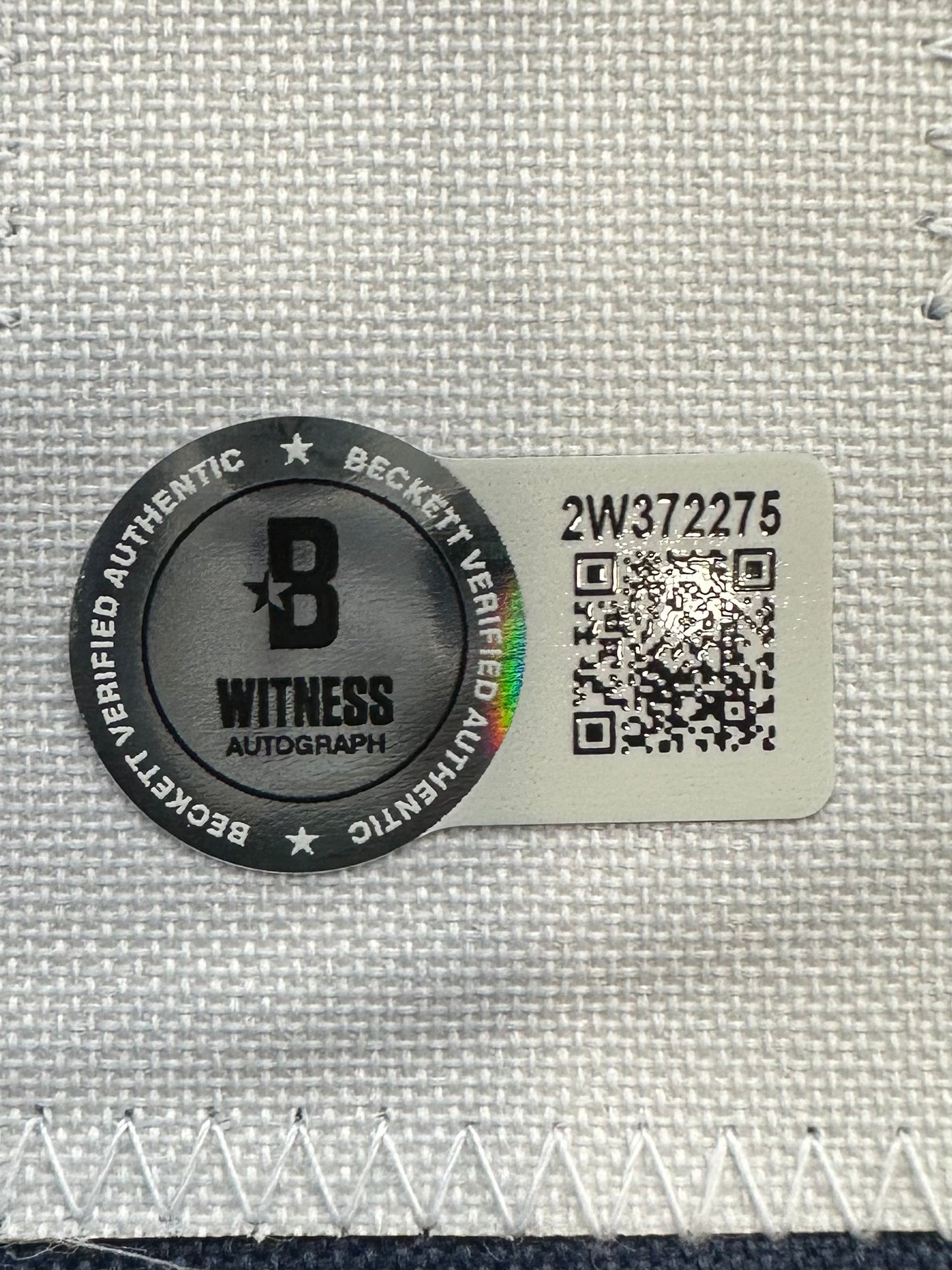 RANDY WHITE DALLAS COWBOYS SIGNED BLUE JERSEY w/HOF 94 INSCRIPTION BAS