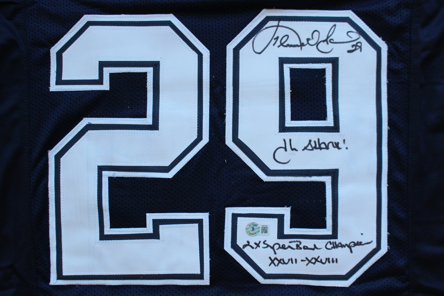 KENNETH KENNY GANT DALLAS COWBOYS SIGNED ROAD JERSEY Large w/INSCs BAS COA