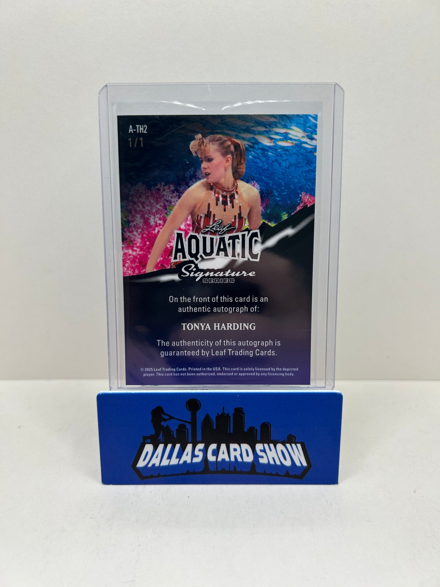 2025 Leaf Signature Series Aquatic Lava Tonya Harding 1/1 Auto – Dallas ...