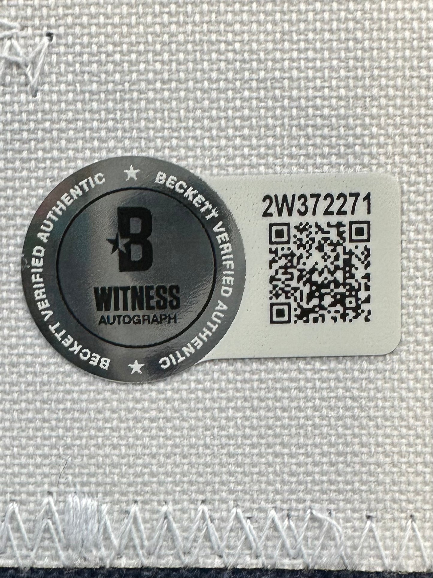 RANDY WHITE DALLAS COWBOYS SIGNED BLUE JERSEY w/HOF 94 INSCRIPTION BAS