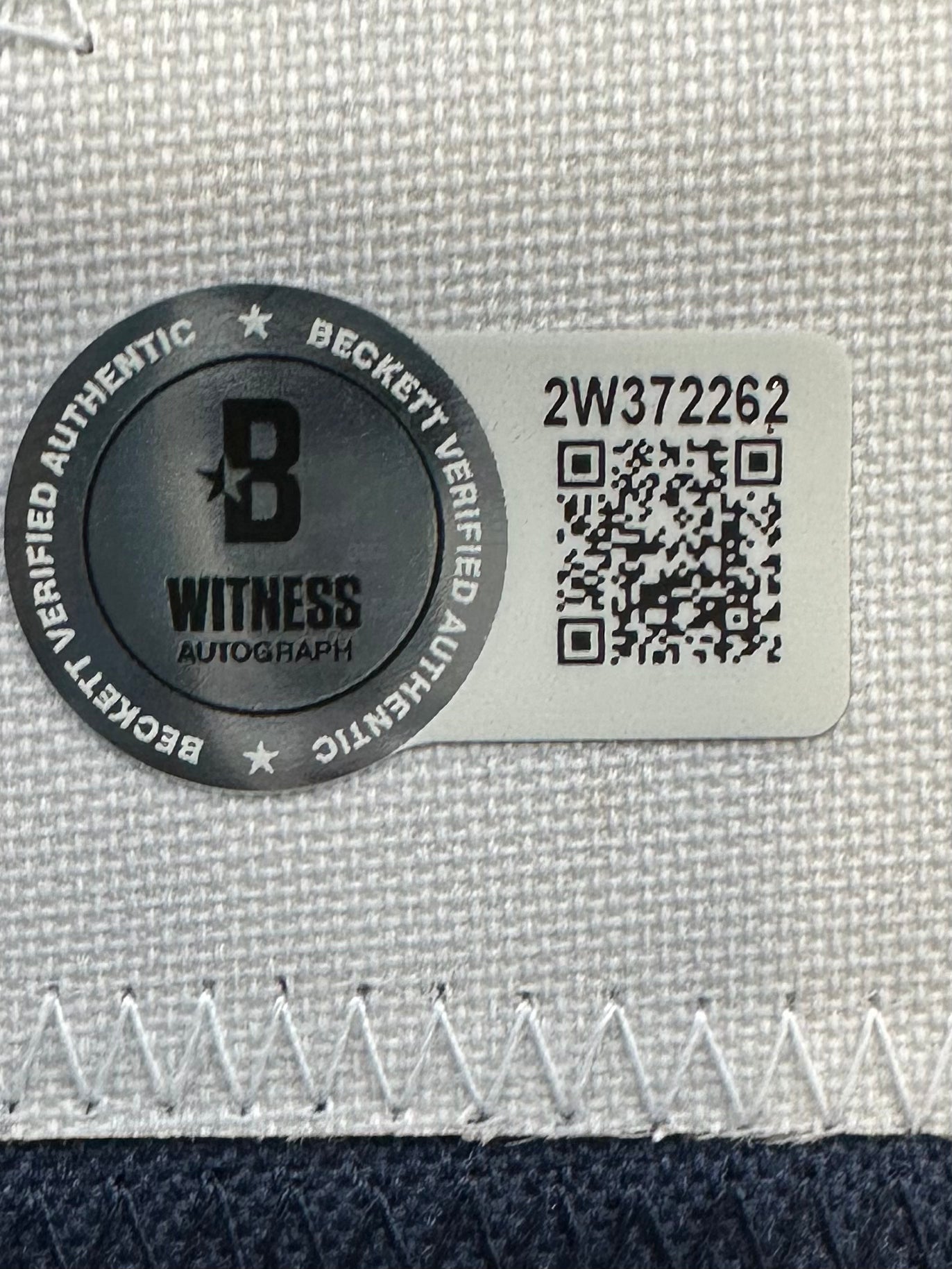 RANDY WHITE DALLAS COWBOYS SIGNED BLUE JERSEY w/HOF 94 INSCRIPTION BAS