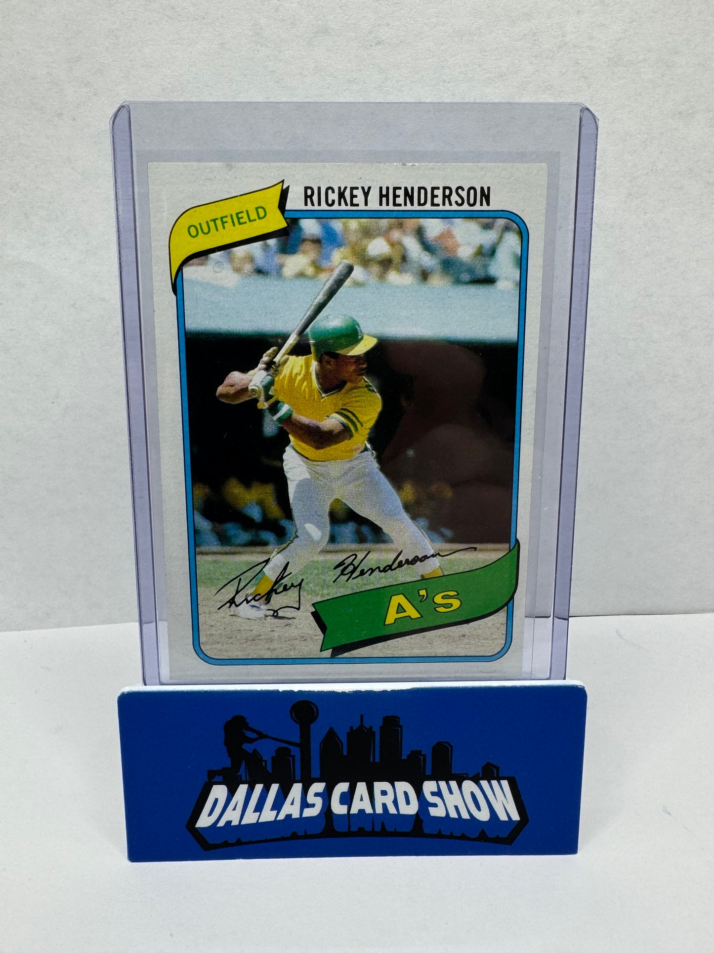1980 Topps Rickey Henderson Rookie #482