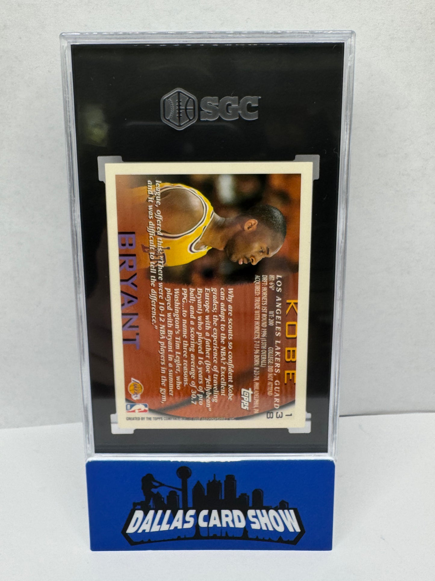1996-97 Topps Kobe Bryant #138 SGC 8.5